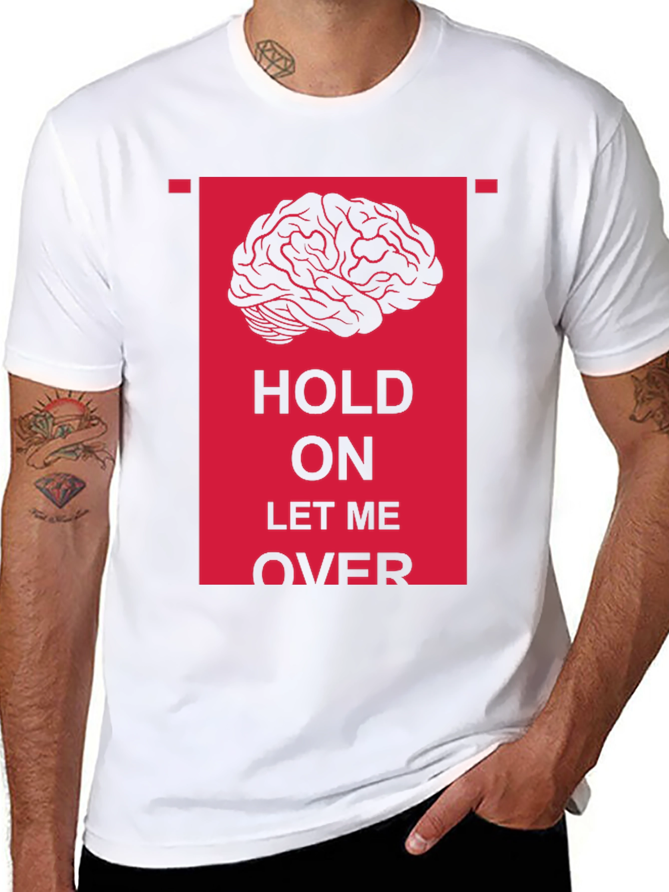Hold On Let Me Over Graphic Tee