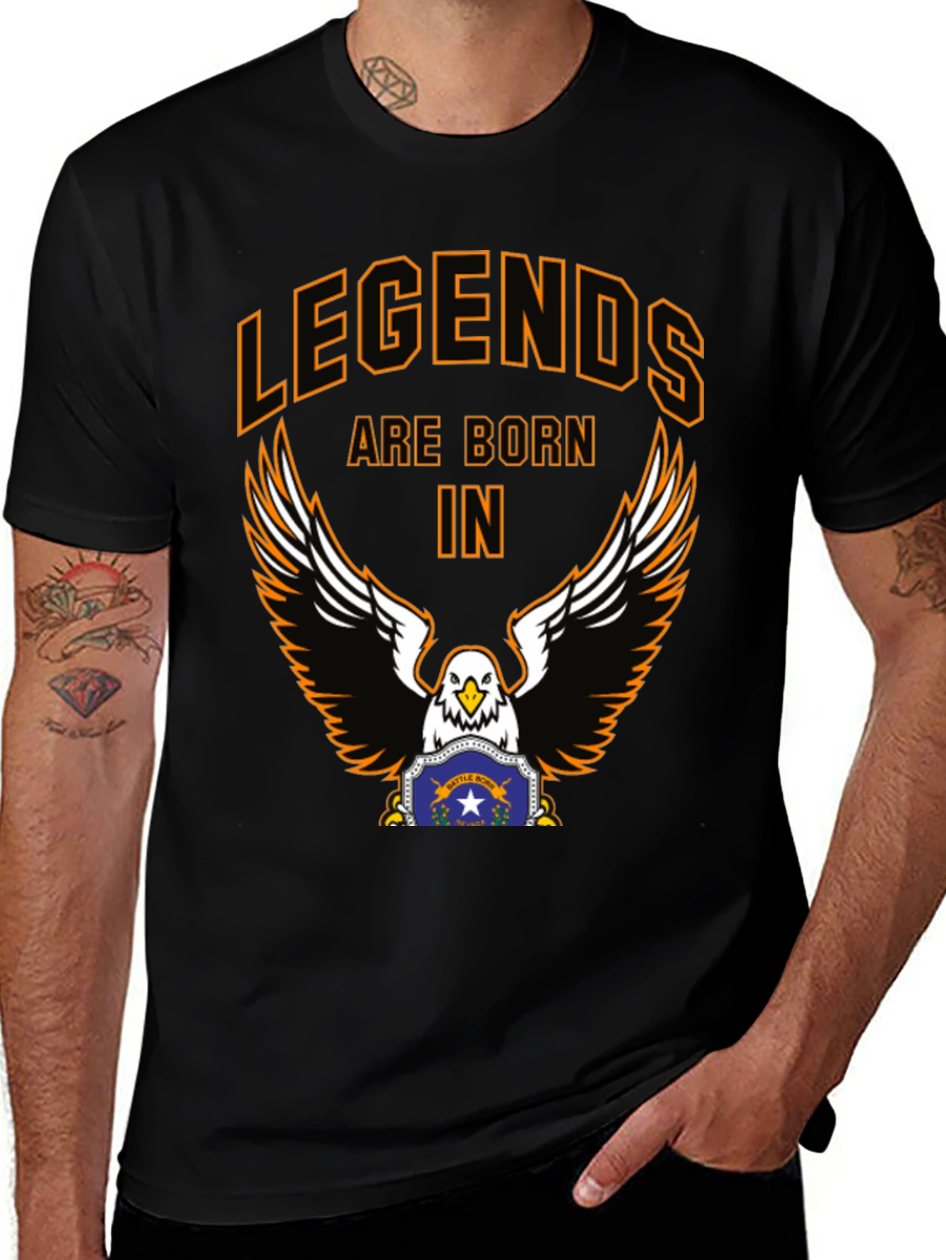 Legends Are Born in Nevada T-Shirt