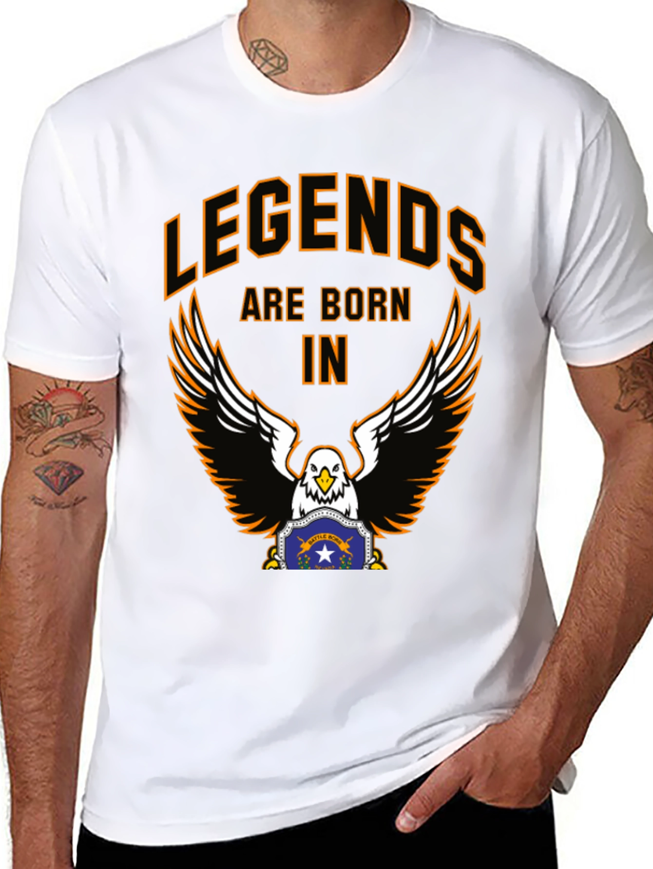 Legends Are Born in Nevada T-Shirt