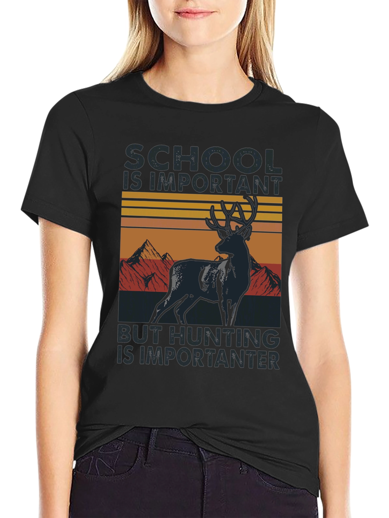Hunting Graphic Tee - School vs Hunting
