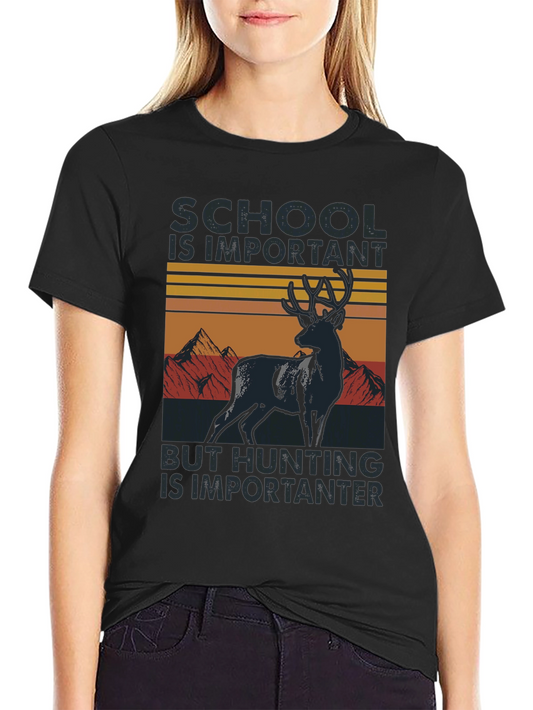 Hunting Graphic Tee - School vs Hunting