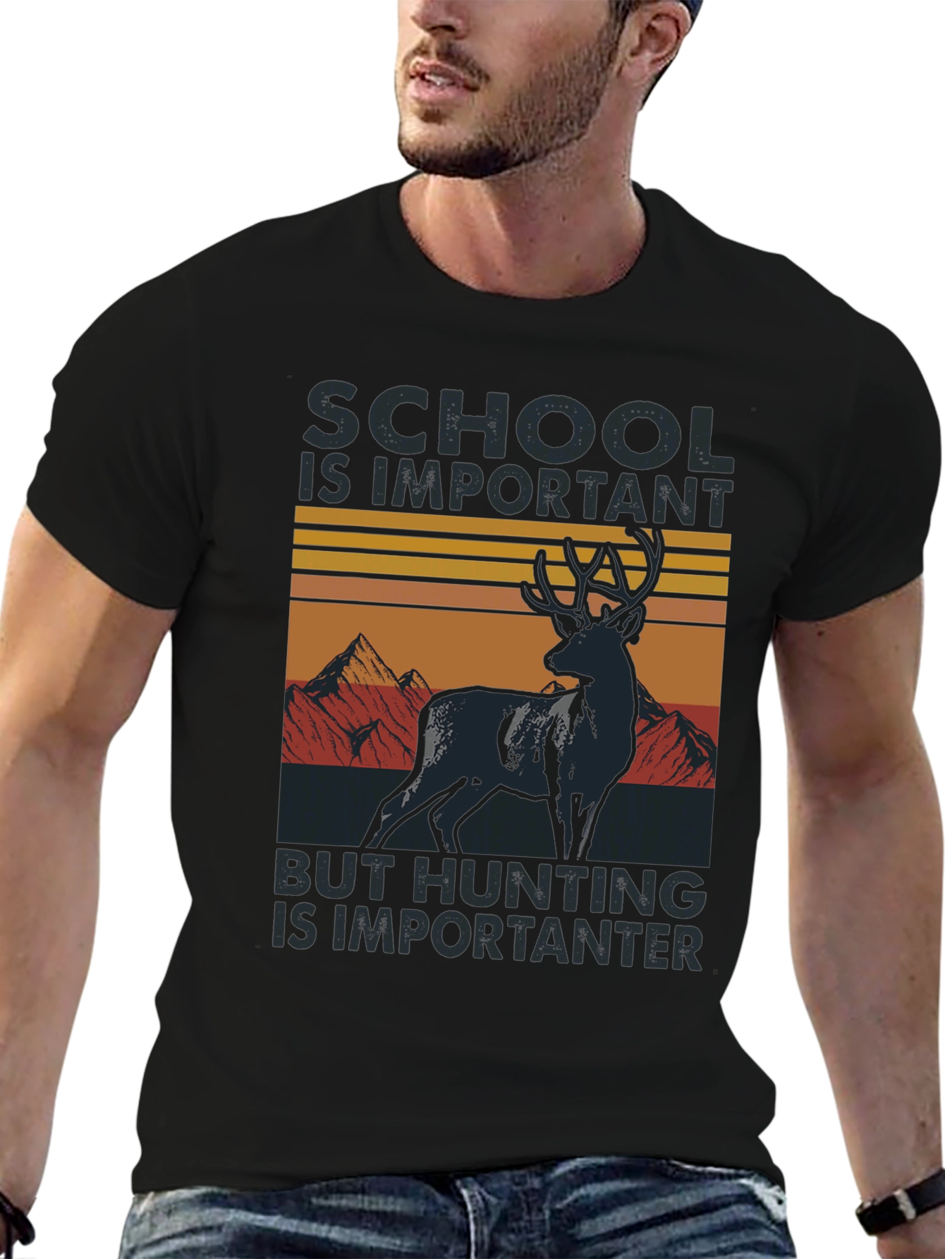 Hunting Graphic Tee - School vs Hunting