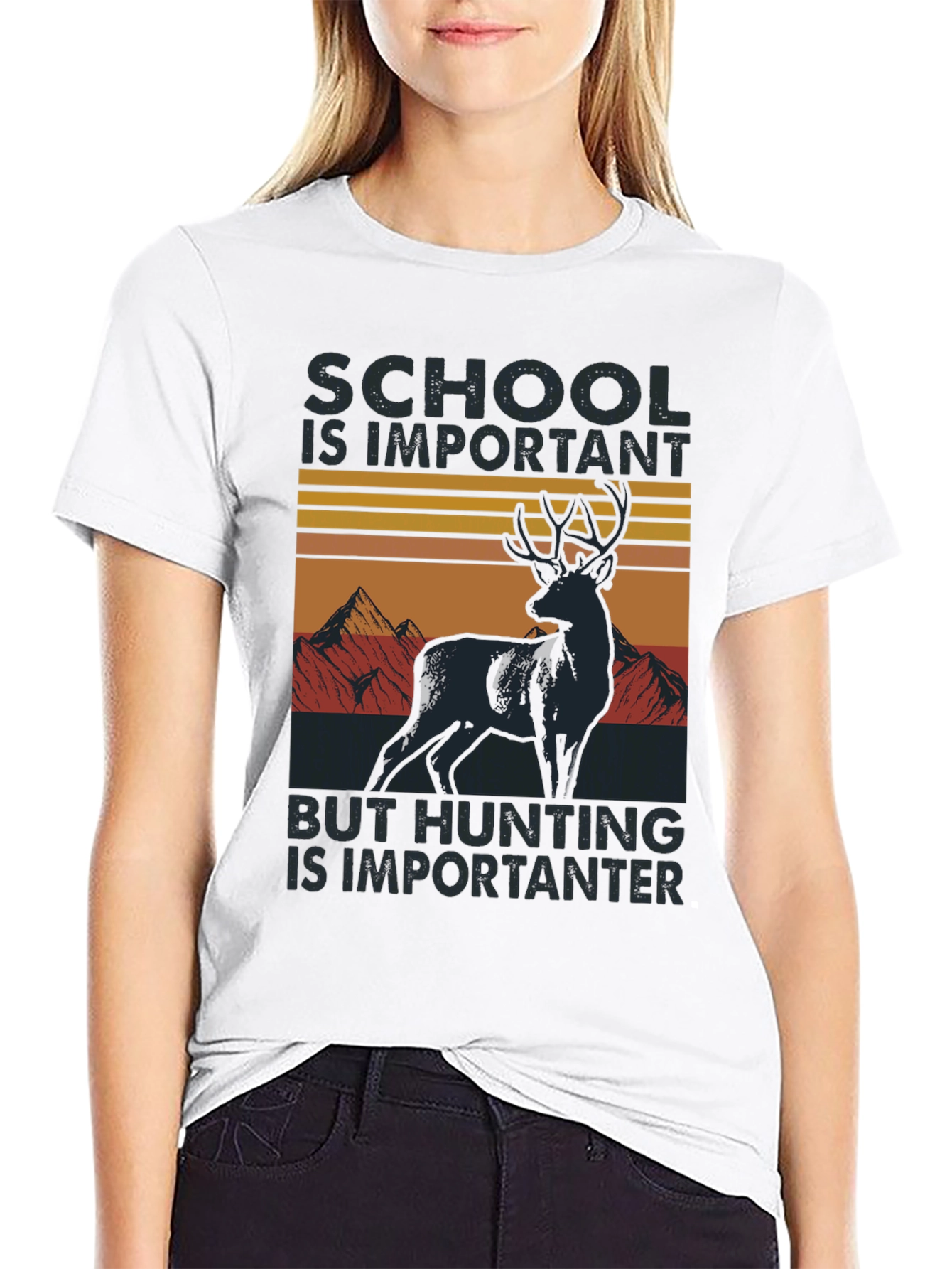 Hunting Graphic Tee - School vs Hunting
