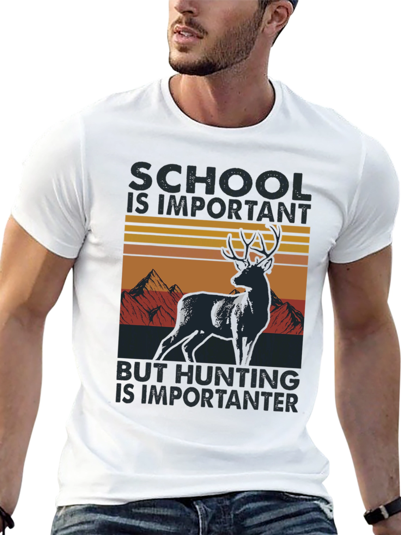 Hunting Graphic Tee - School vs Hunting