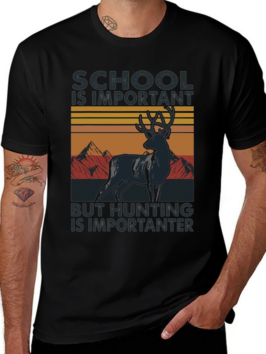 Hunting Graphic Tee - School vs Hunting