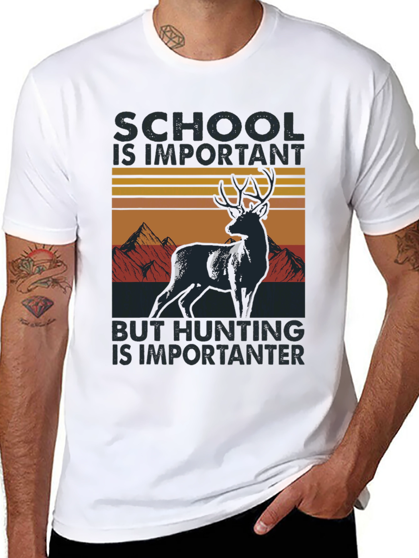 Hunting Graphic Tee - School vs Hunting