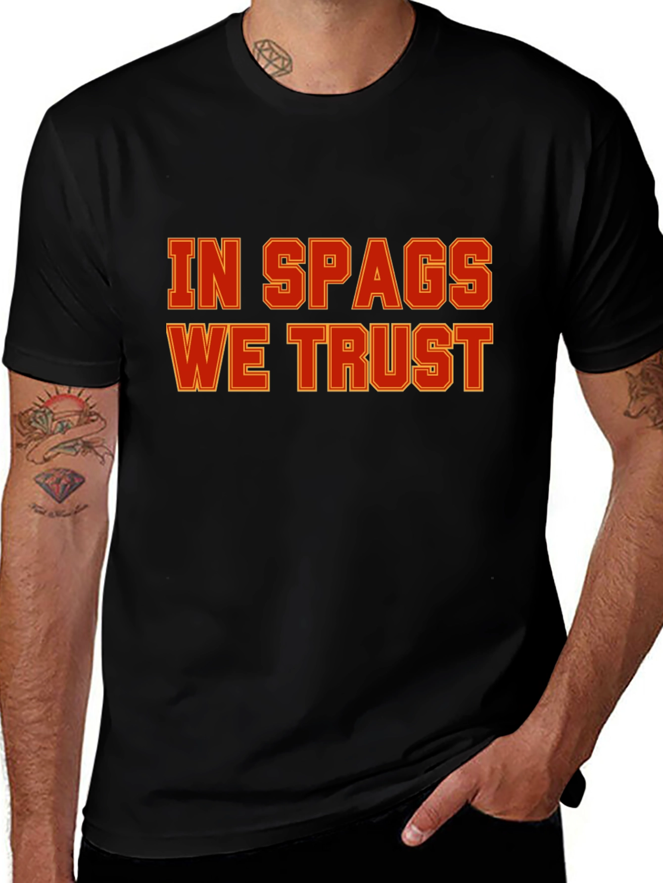 In Spags We Trust Graphic Tee