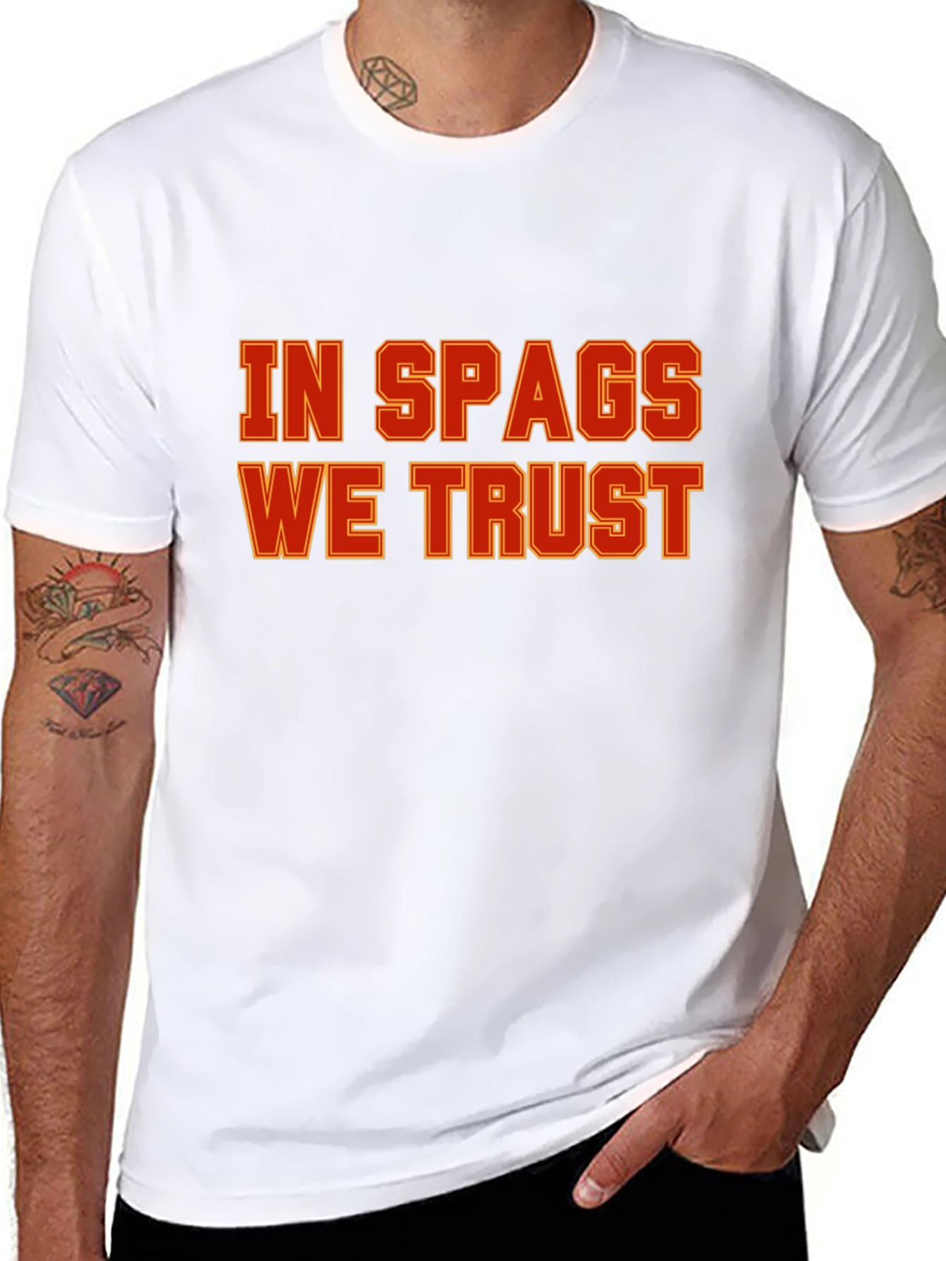 In Spags We Trust Graphic Tee