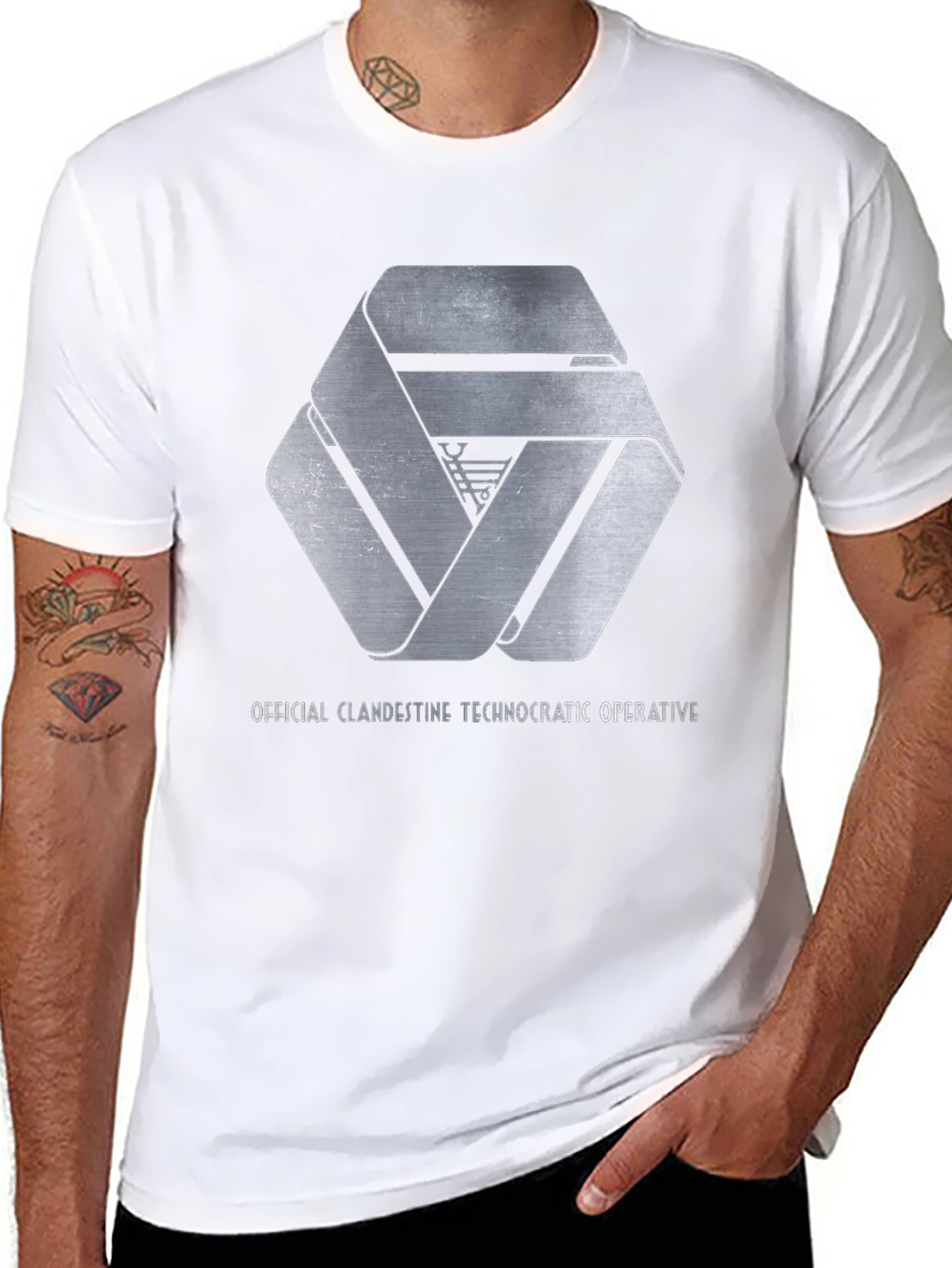 Official Clandestine Technocratic Operative Graphic Tee