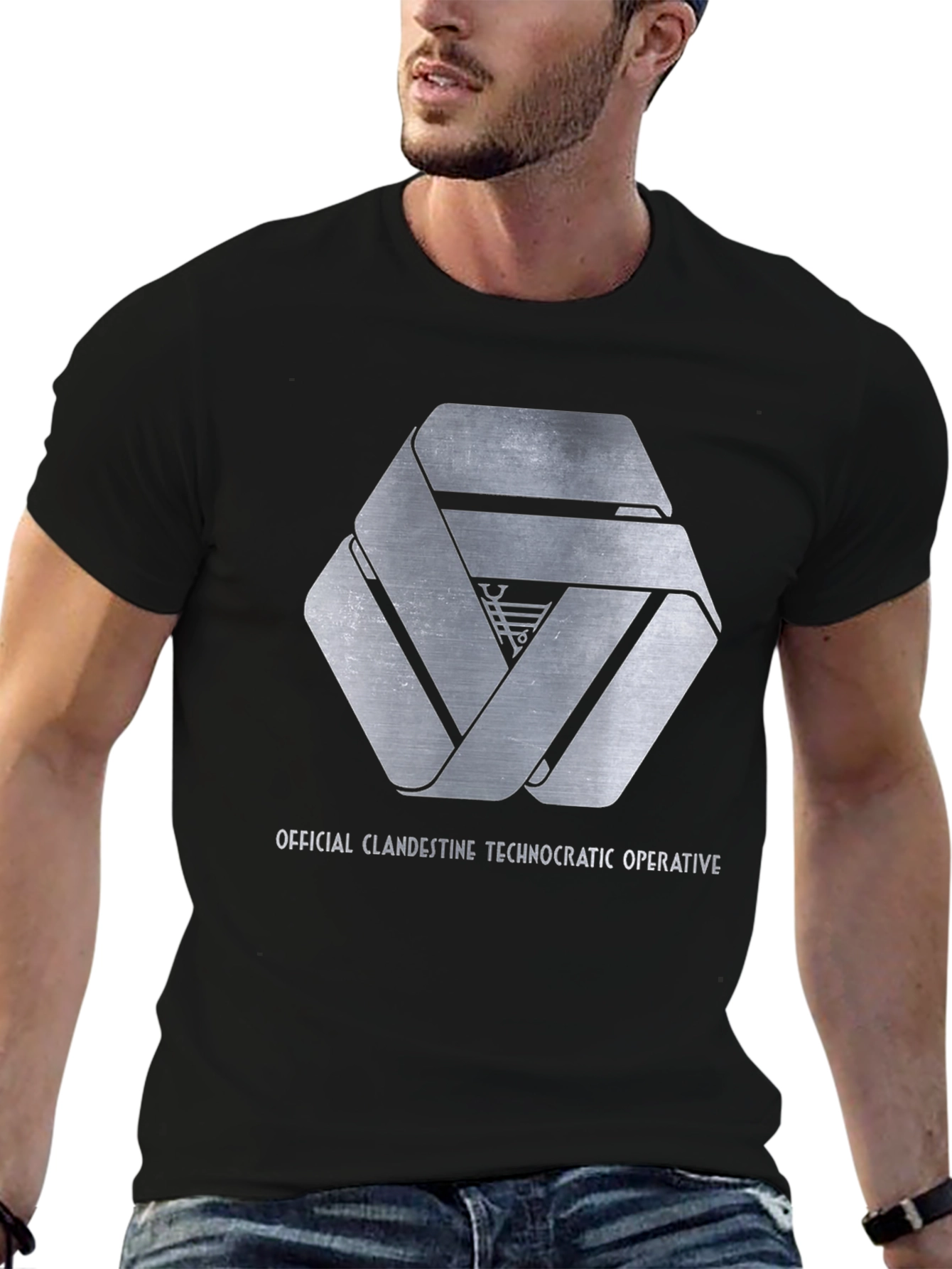 Official Clandestine Technocratic Operative Graphic Tee