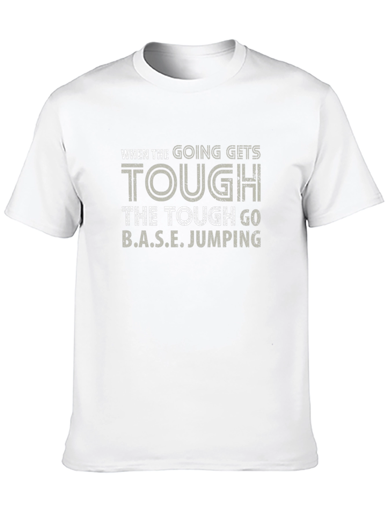 Tough Go BASE Jumping Black T-Shirt