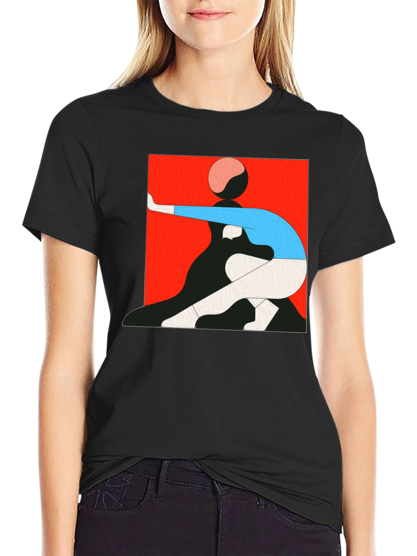 Abstract Graphic Tee - Modern Art Shirt