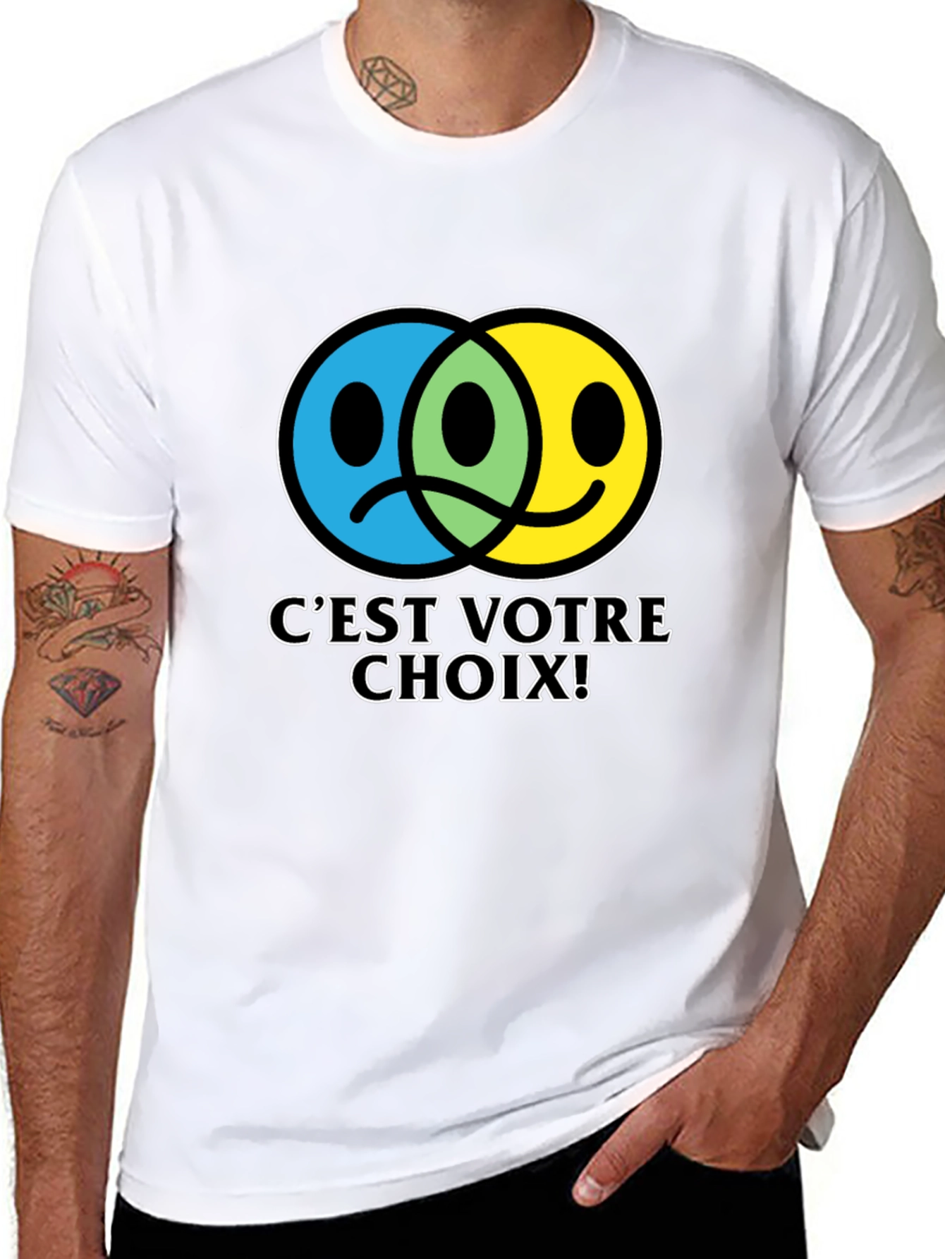 Cest Votre Choix T-Shirt - Choice Graphic Tee