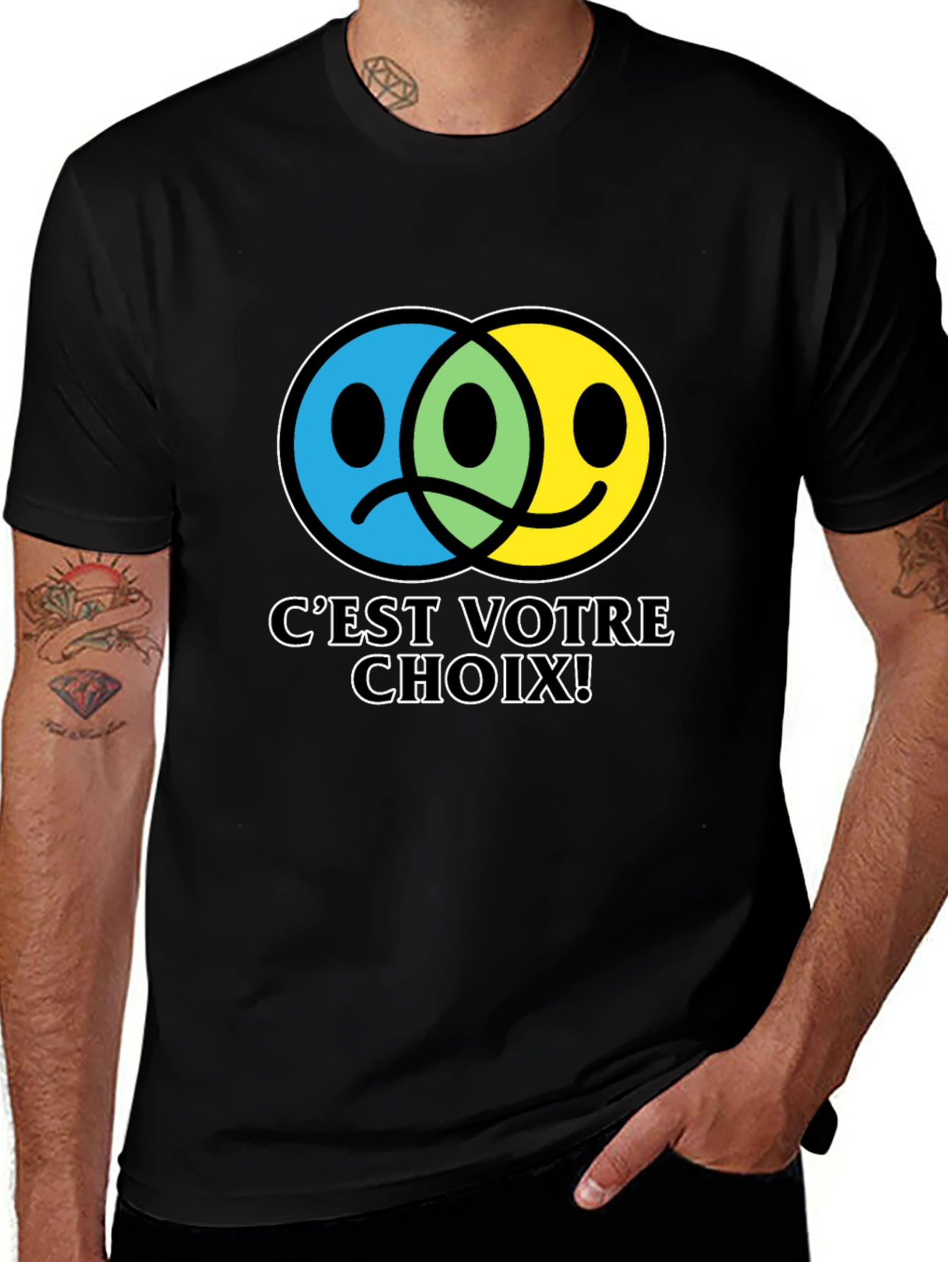 Cest Votre Choix T-Shirt - Choice Graphic Tee