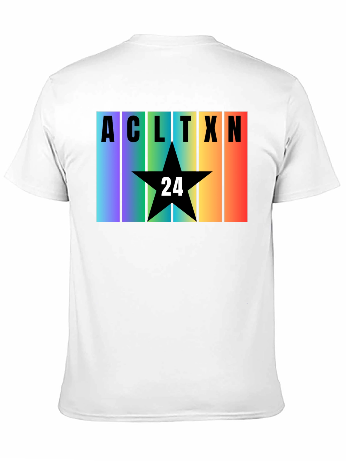 Austin TX Rainbow T-Shirt - Star 24 Design