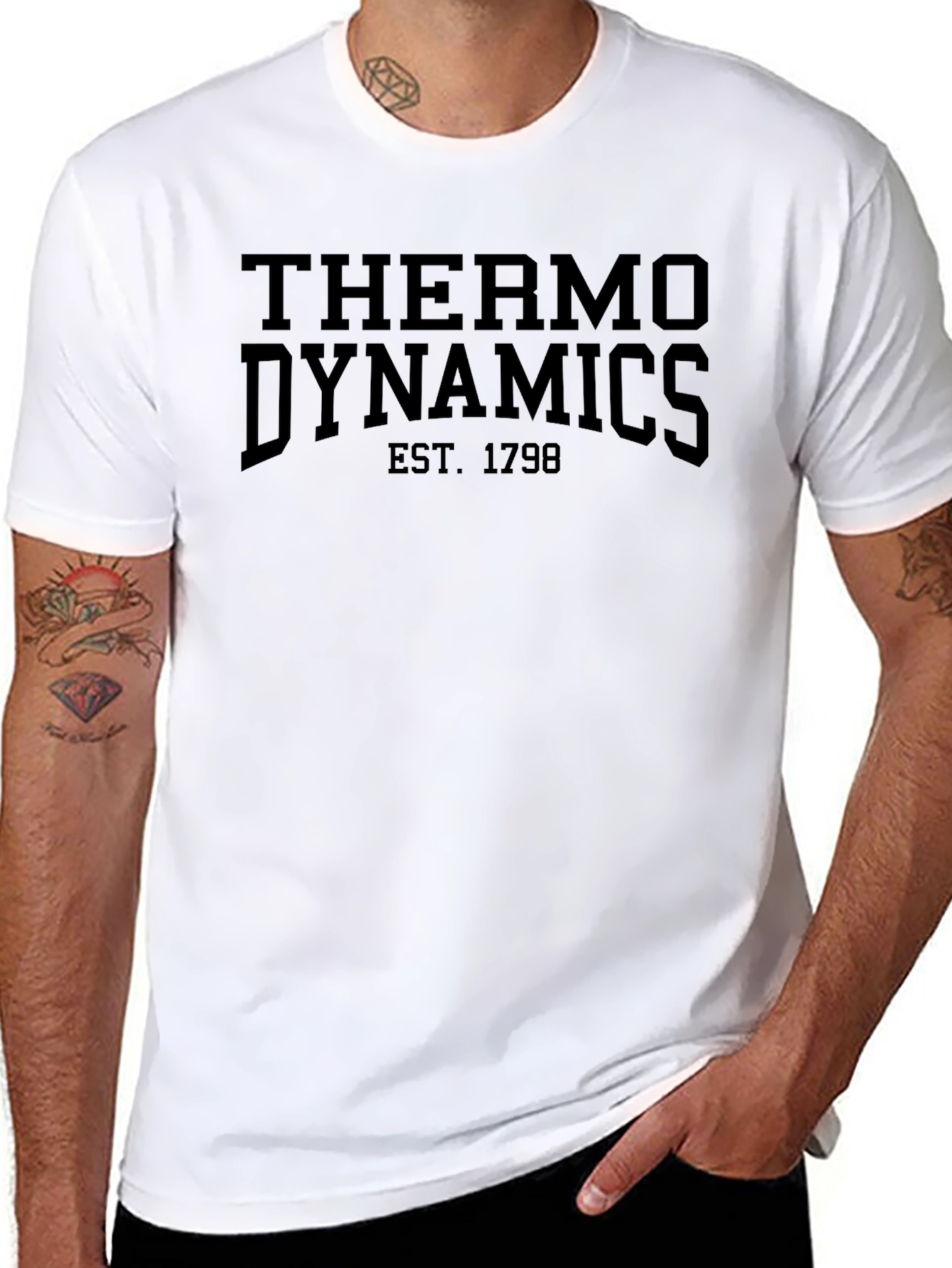 Thermo Dynamics Black Graphic T-Shirt
