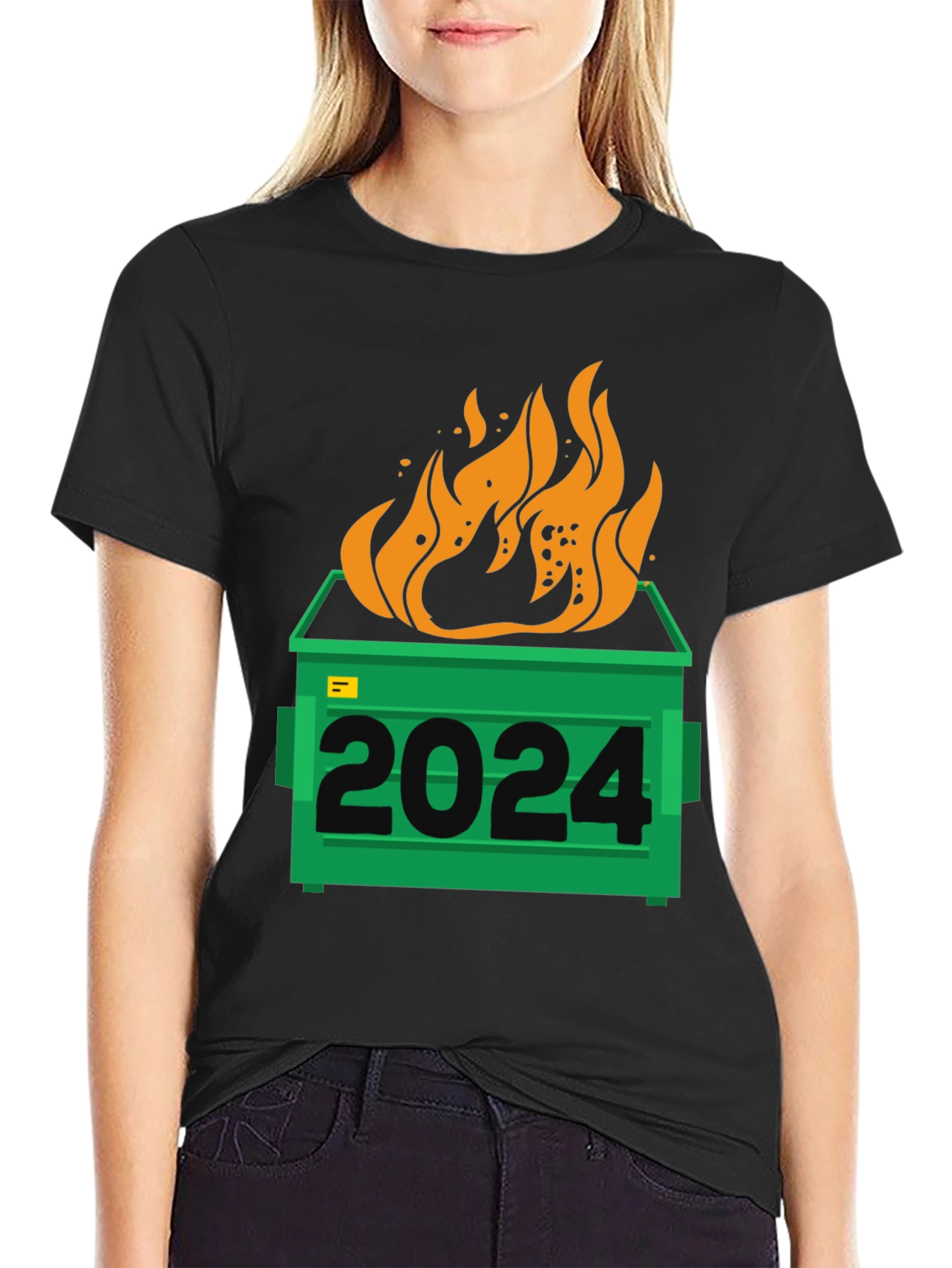 2024 Dumpster Fire Graphic Tee