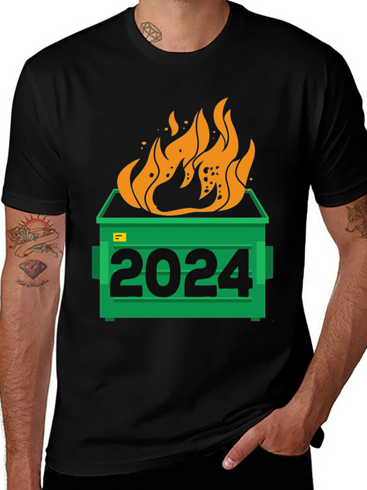 2024 Dumpster Fire Graphic Tee