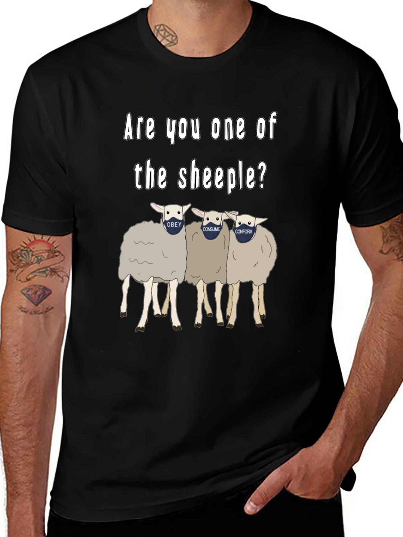 Sheeple T-Shirt - Funny Political Statement Tee