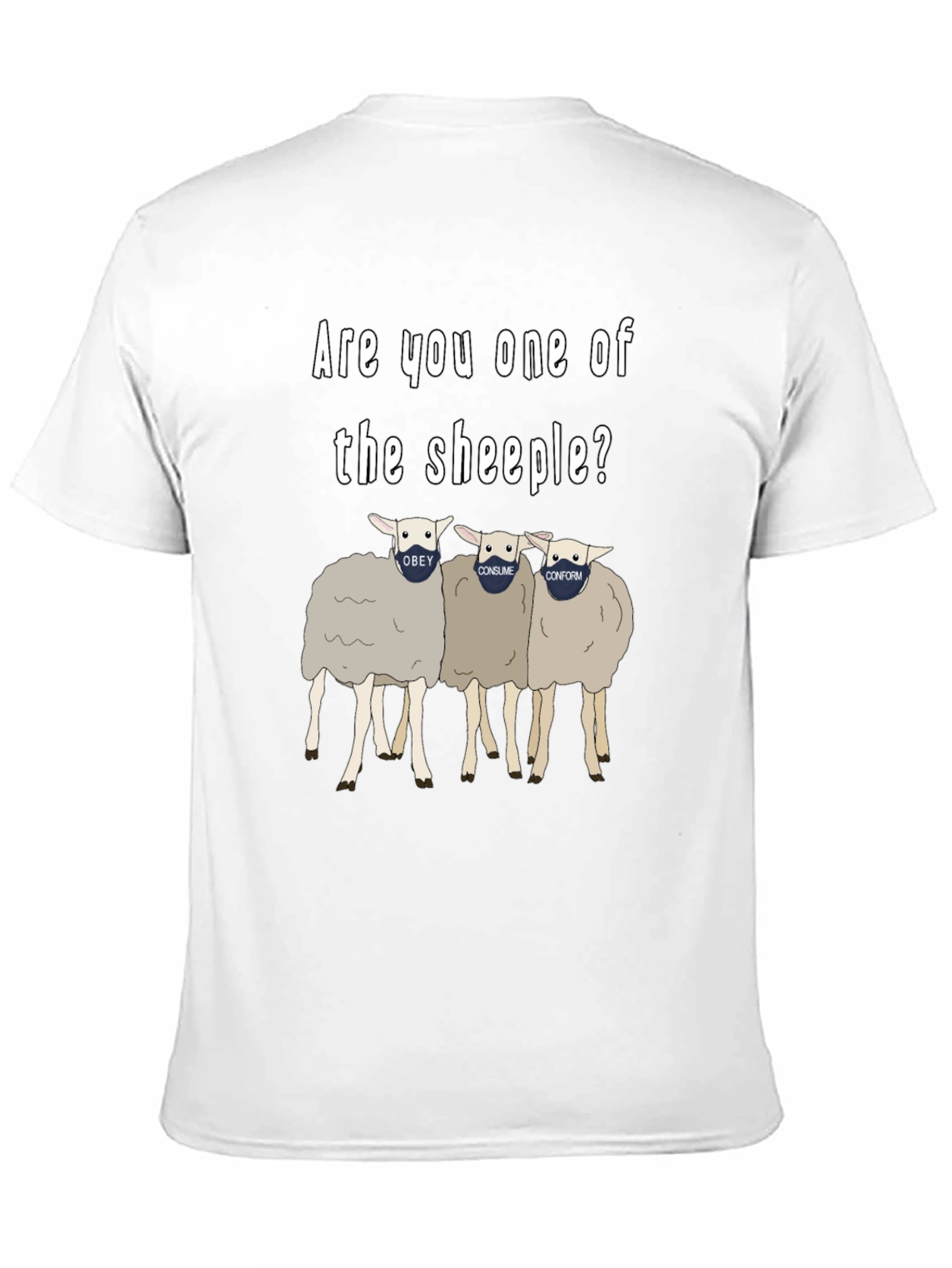 Sheeple T-Shirt - Funny Political Statement Tee