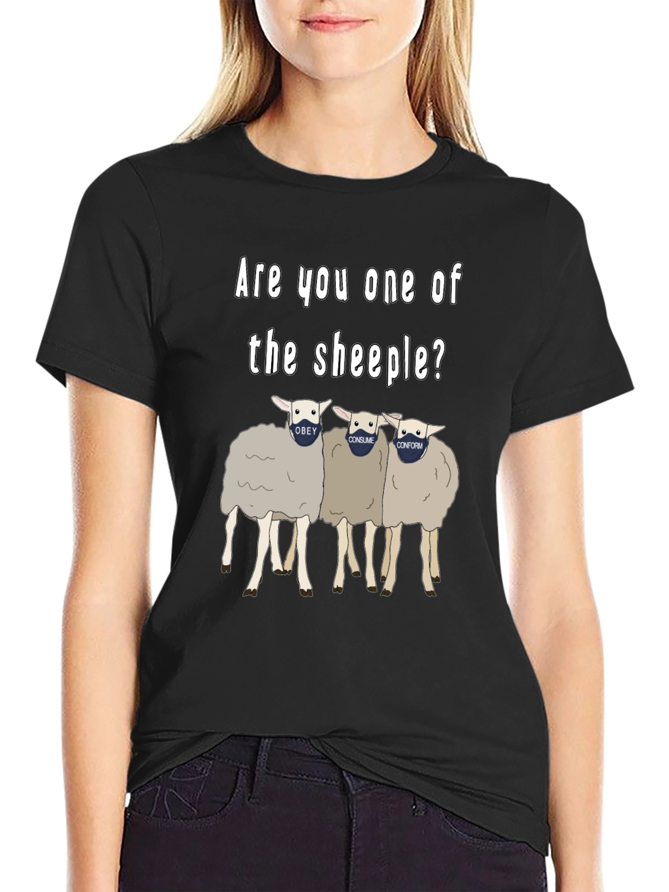 Sheeple T-Shirt - Funny Political Statement Tee