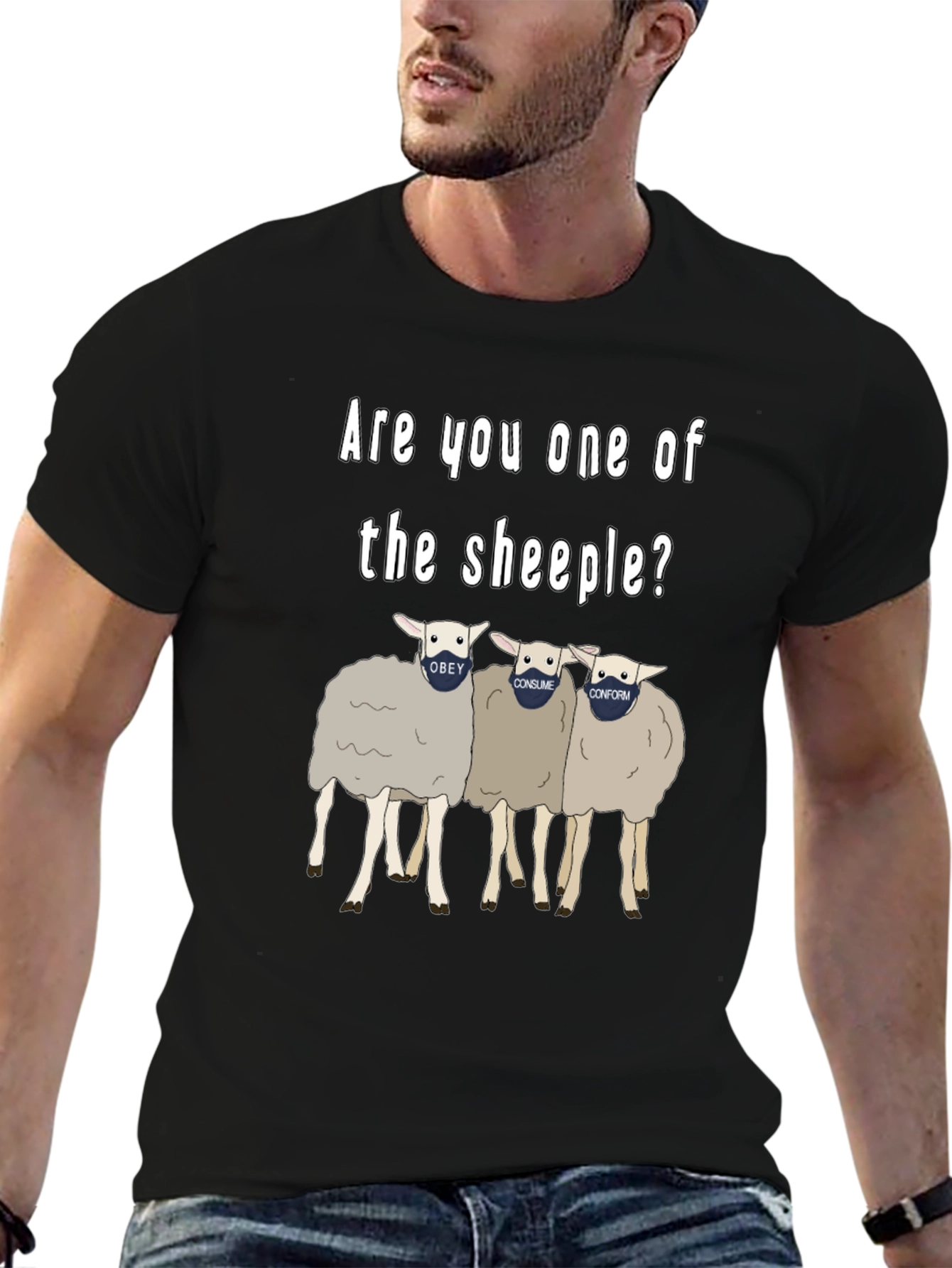 Sheeple T-Shirt - Funny Political Statement Tee