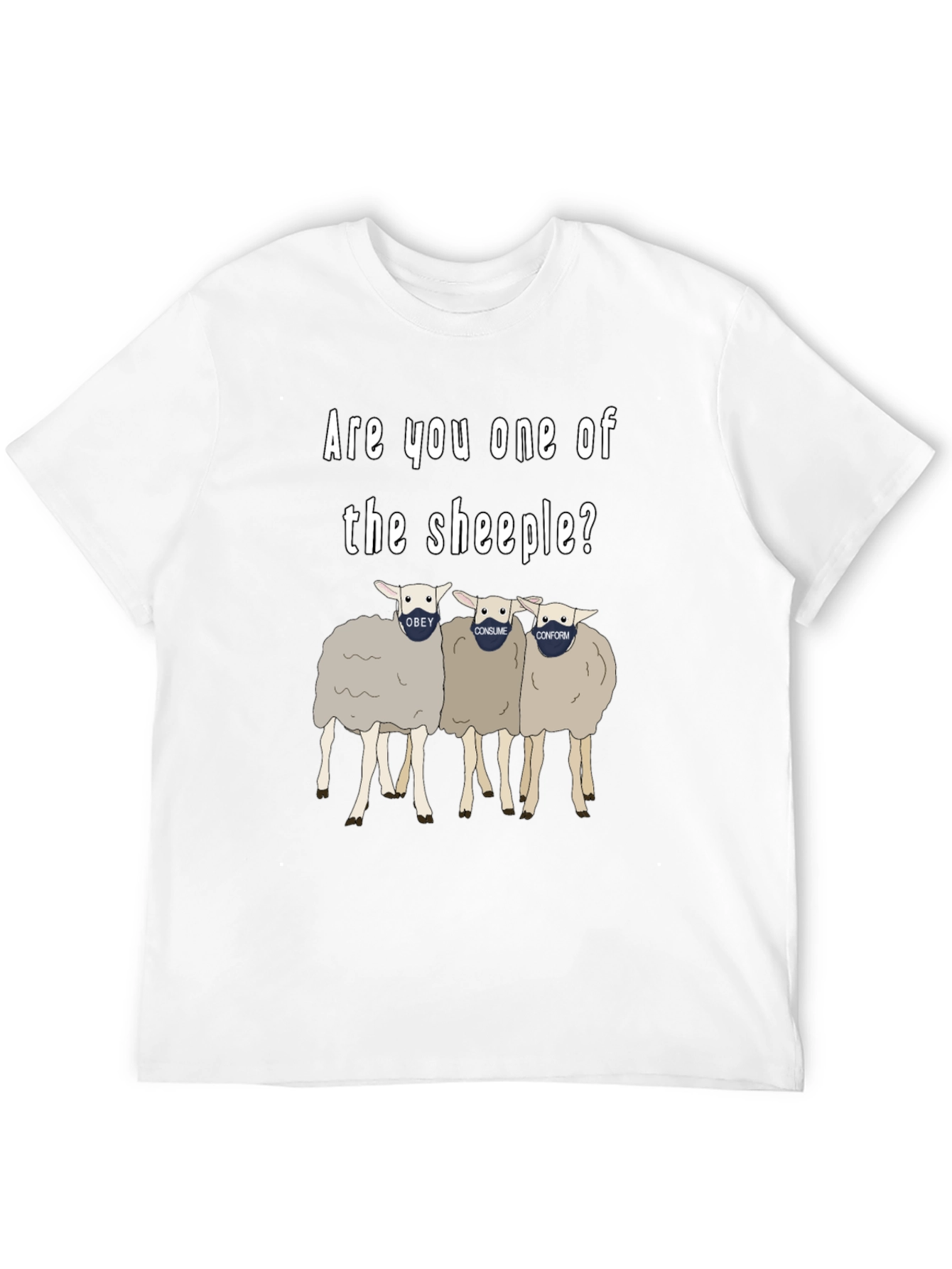 Sheeple T-Shirt - Funny Political Statement Tee