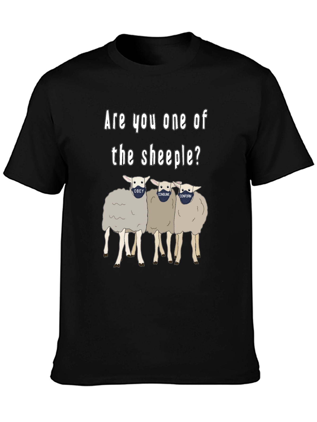 Sheeple T-Shirt - Funny Political Statement Tee
