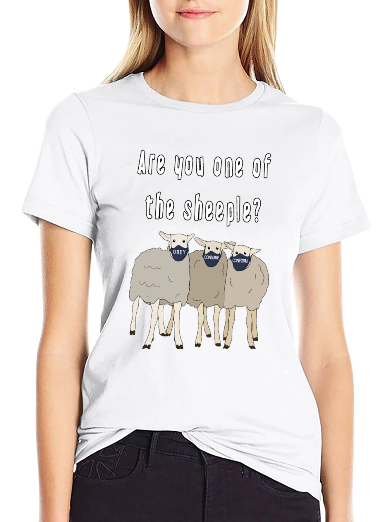 Sheeple T-Shirt - Funny Political Statement Tee