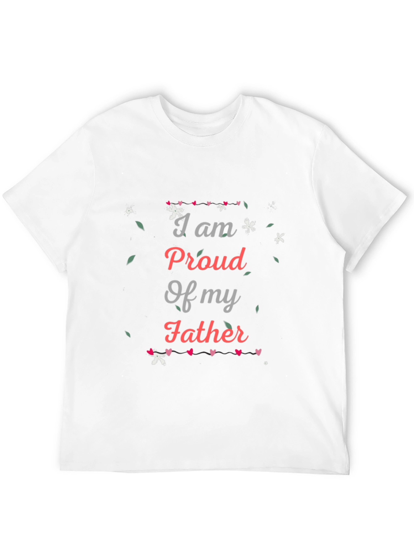 Proud Father Black T-Shirt