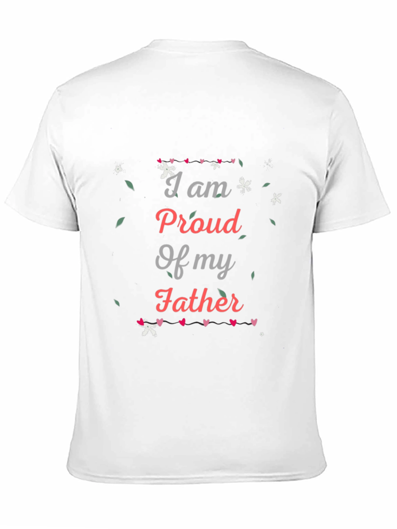 Proud Father Black T-Shirt