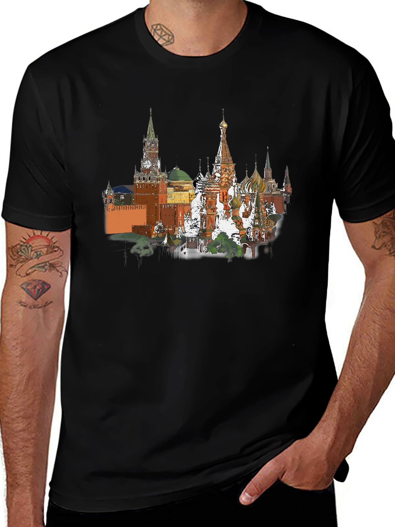 Moscow Kremlin T-Shirt - Russia Landmark Tee
