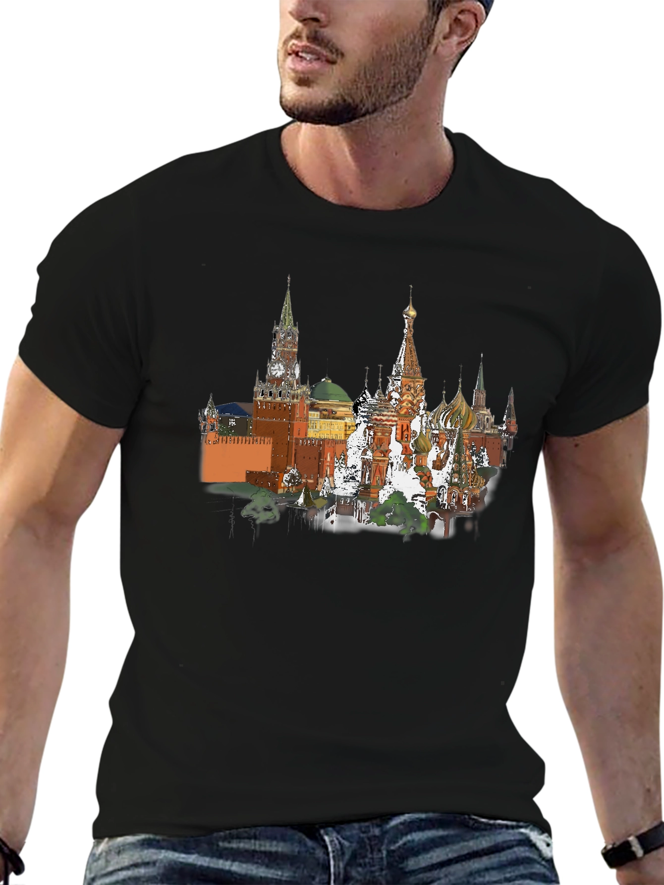Moscow Kremlin T-Shirt - Russia Landmark Tee