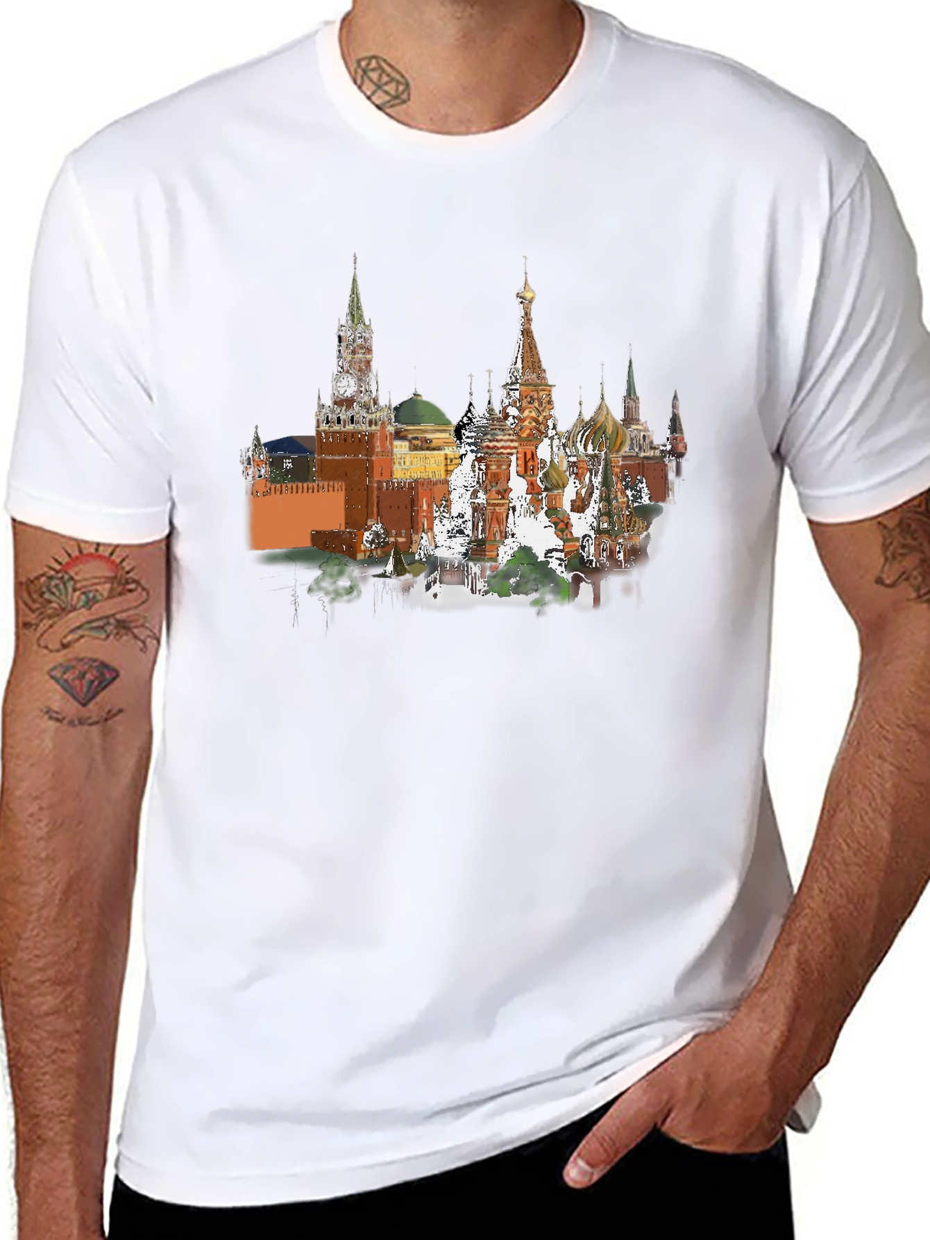 Moscow Kremlin T-Shirt - Russia Landmark Tee