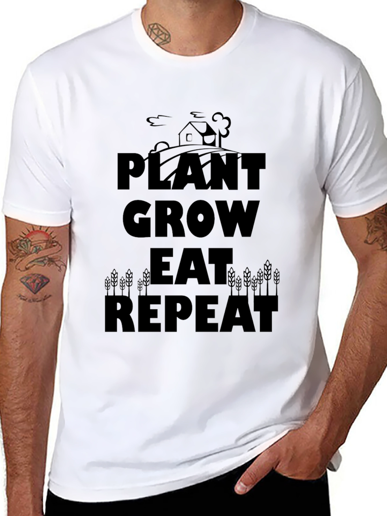 Plant Grow Eat Repeat T-Shirt