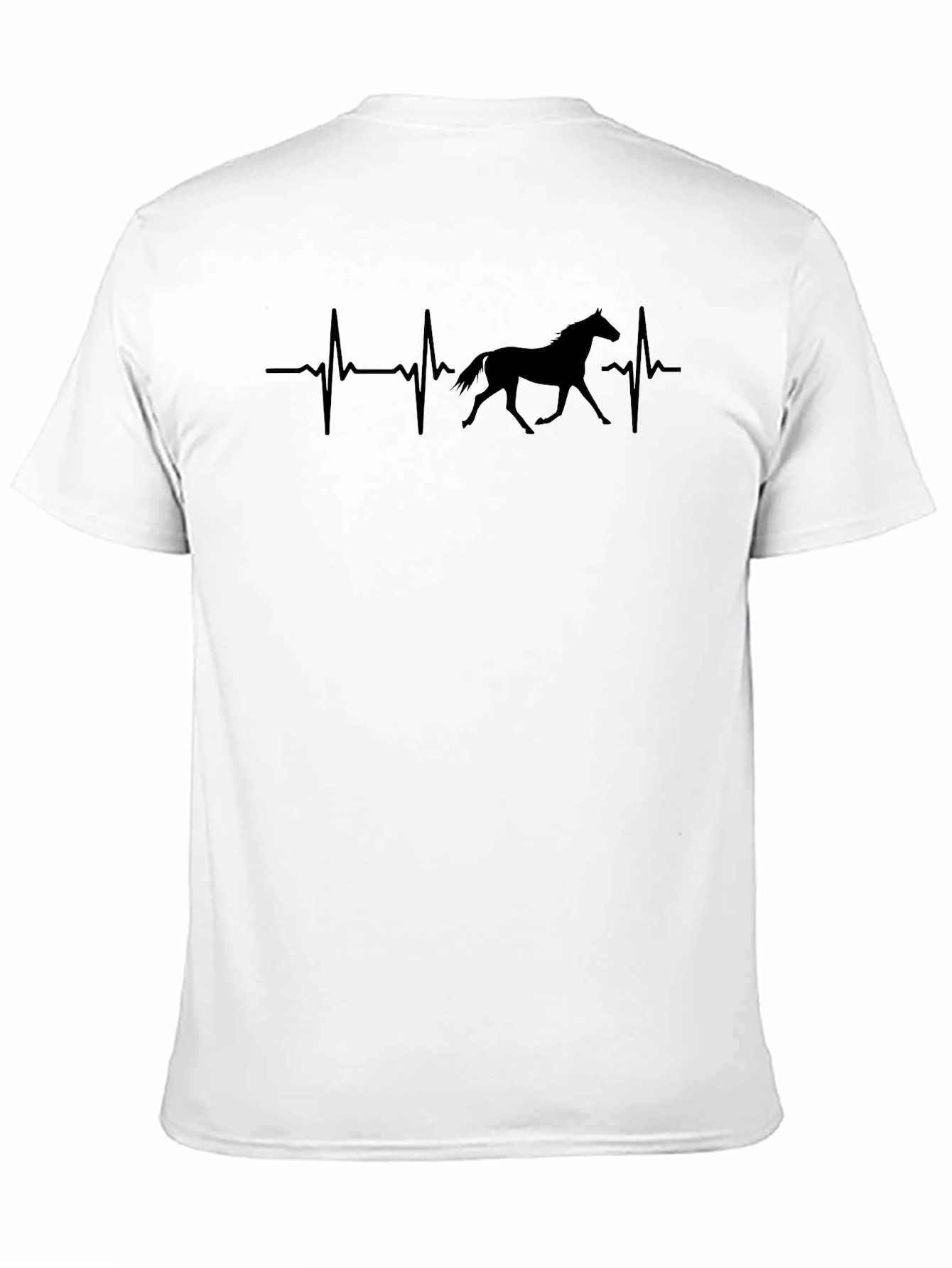Horse Heartbeat T-Shirt - Equestrian Love