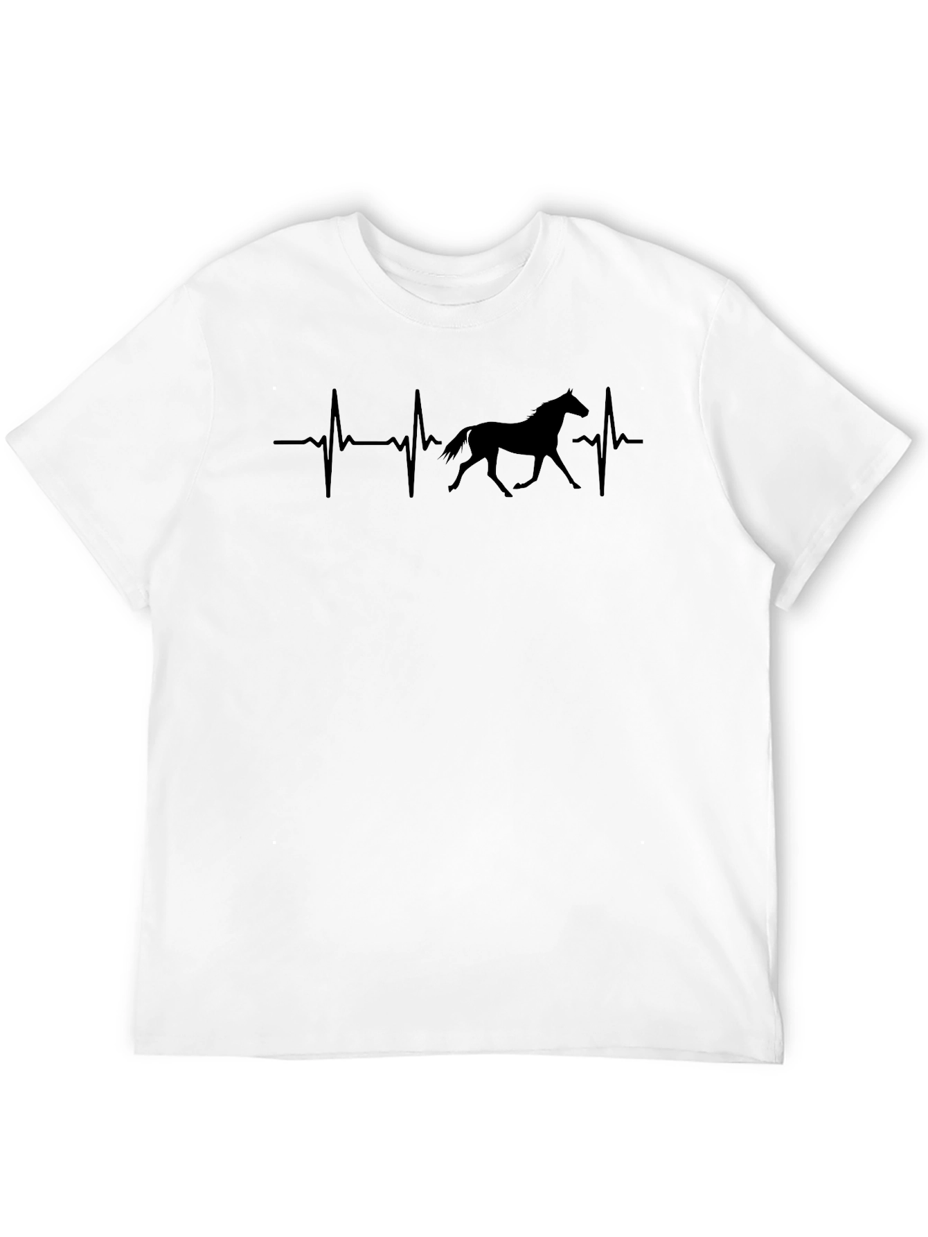Horse Heartbeat T-Shirt - Equestrian Love