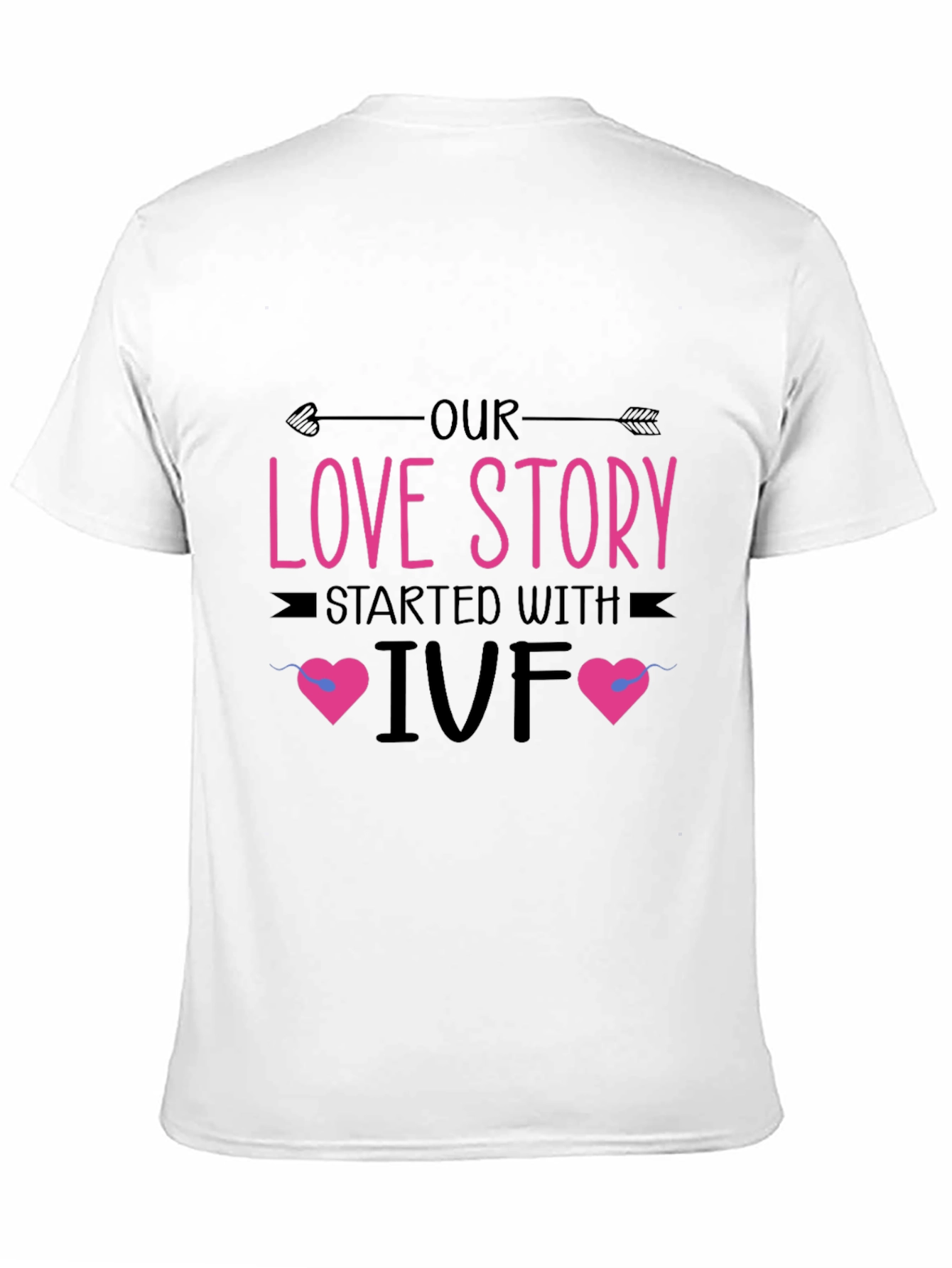 Our Love Story IVF Black T-Shirt