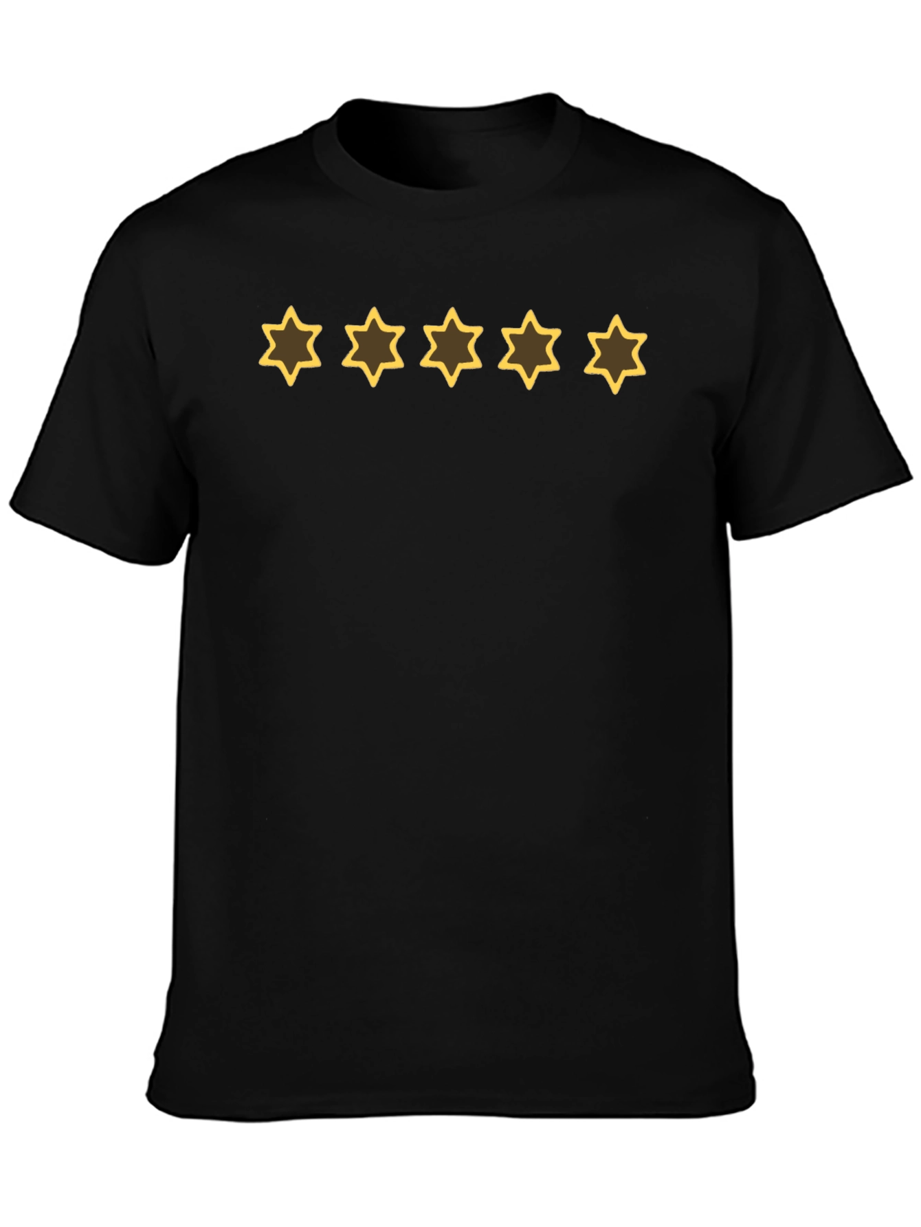 Five Star Black Graphic Tee