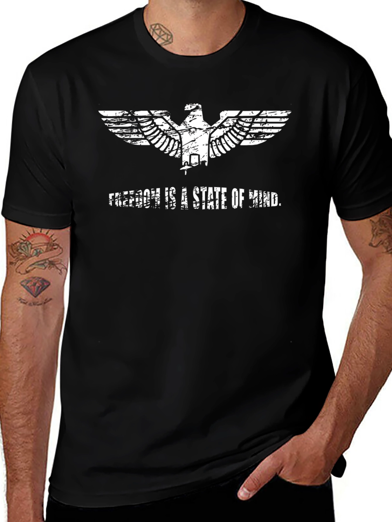 Freedom State of Mind Graphic T-Shirt