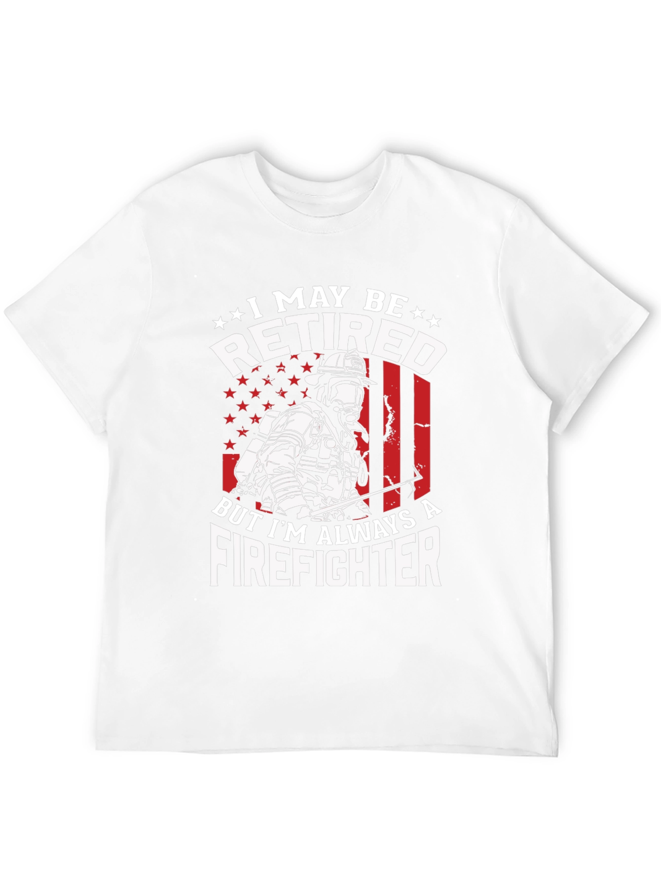 Retired Firefighter Graphic T-Shirt