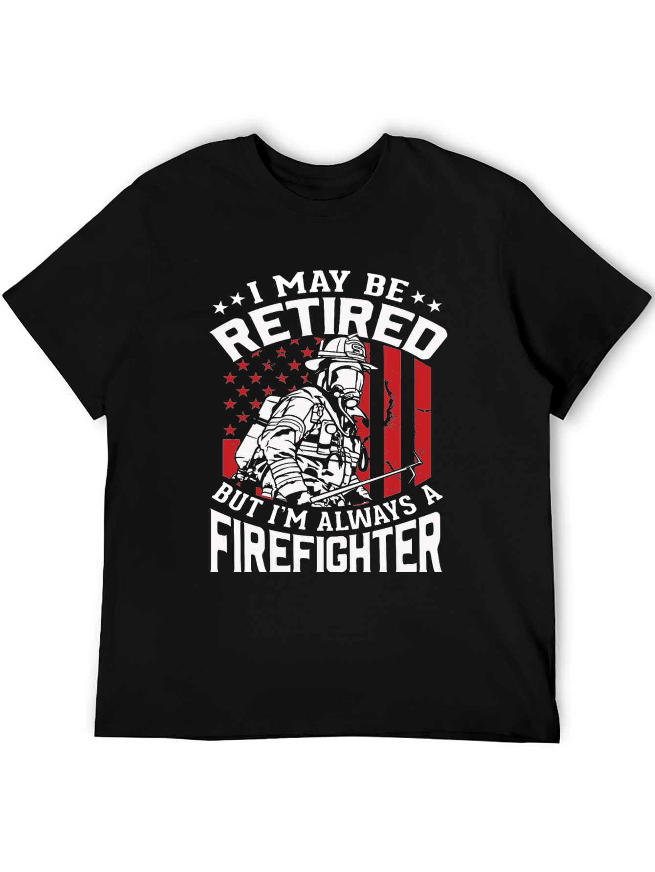 Retired Firefighter Graphic T-Shirt
