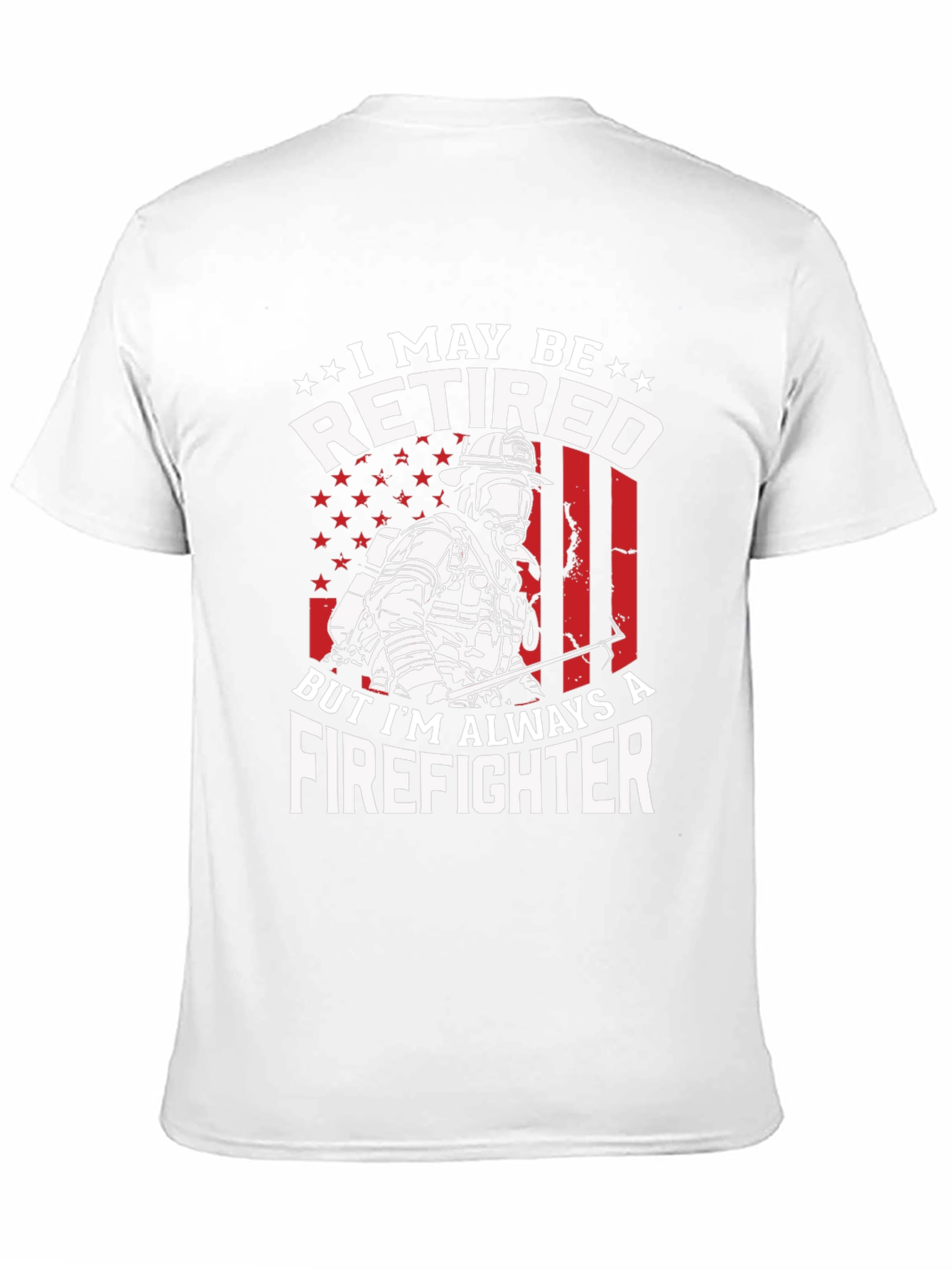Retired Firefighter Graphic T-Shirt