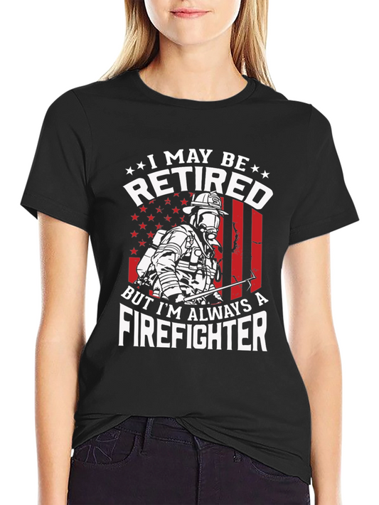 Retired Firefighter Graphic T-Shirt