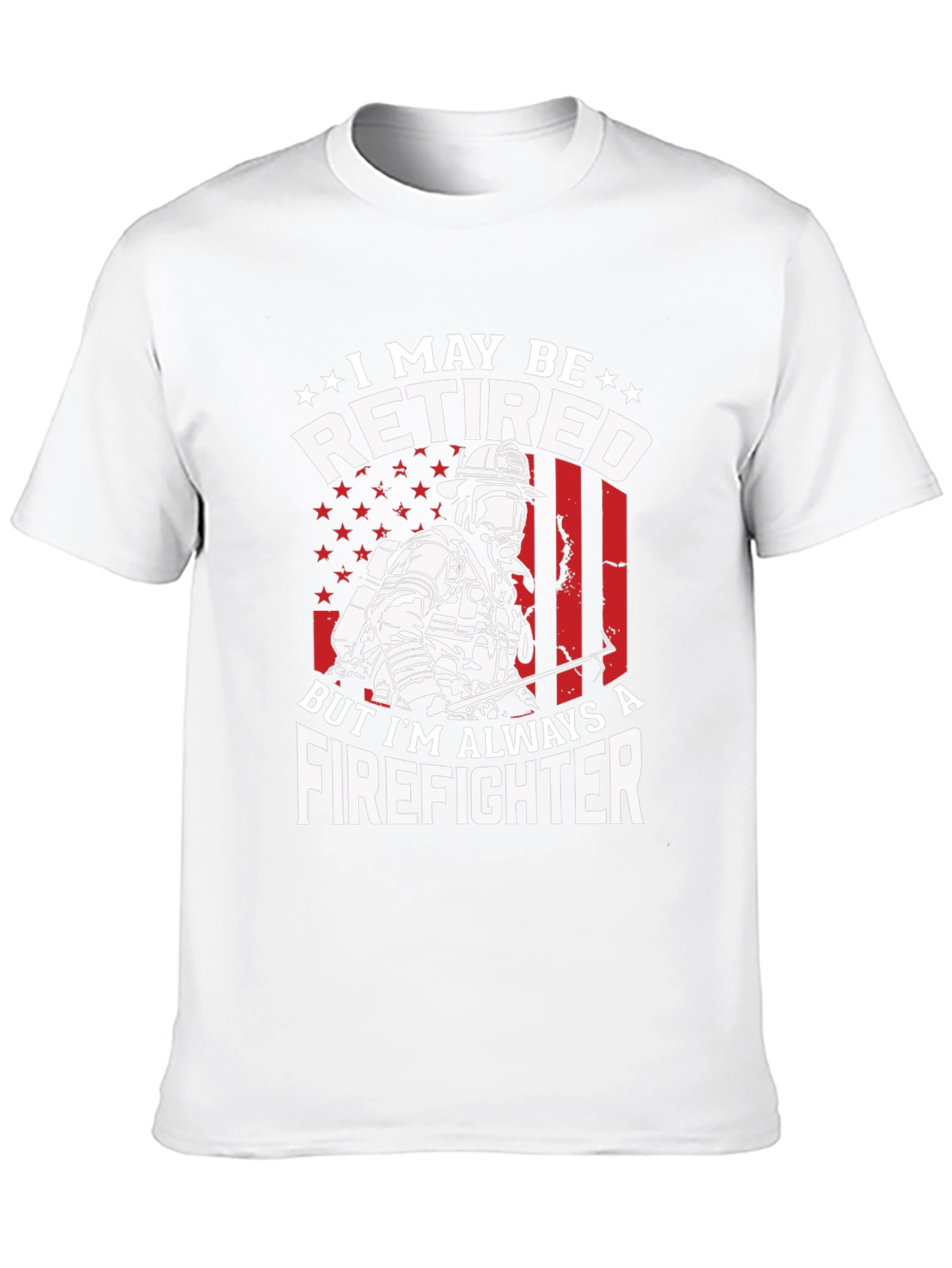 Retired Firefighter Graphic T-Shirt
