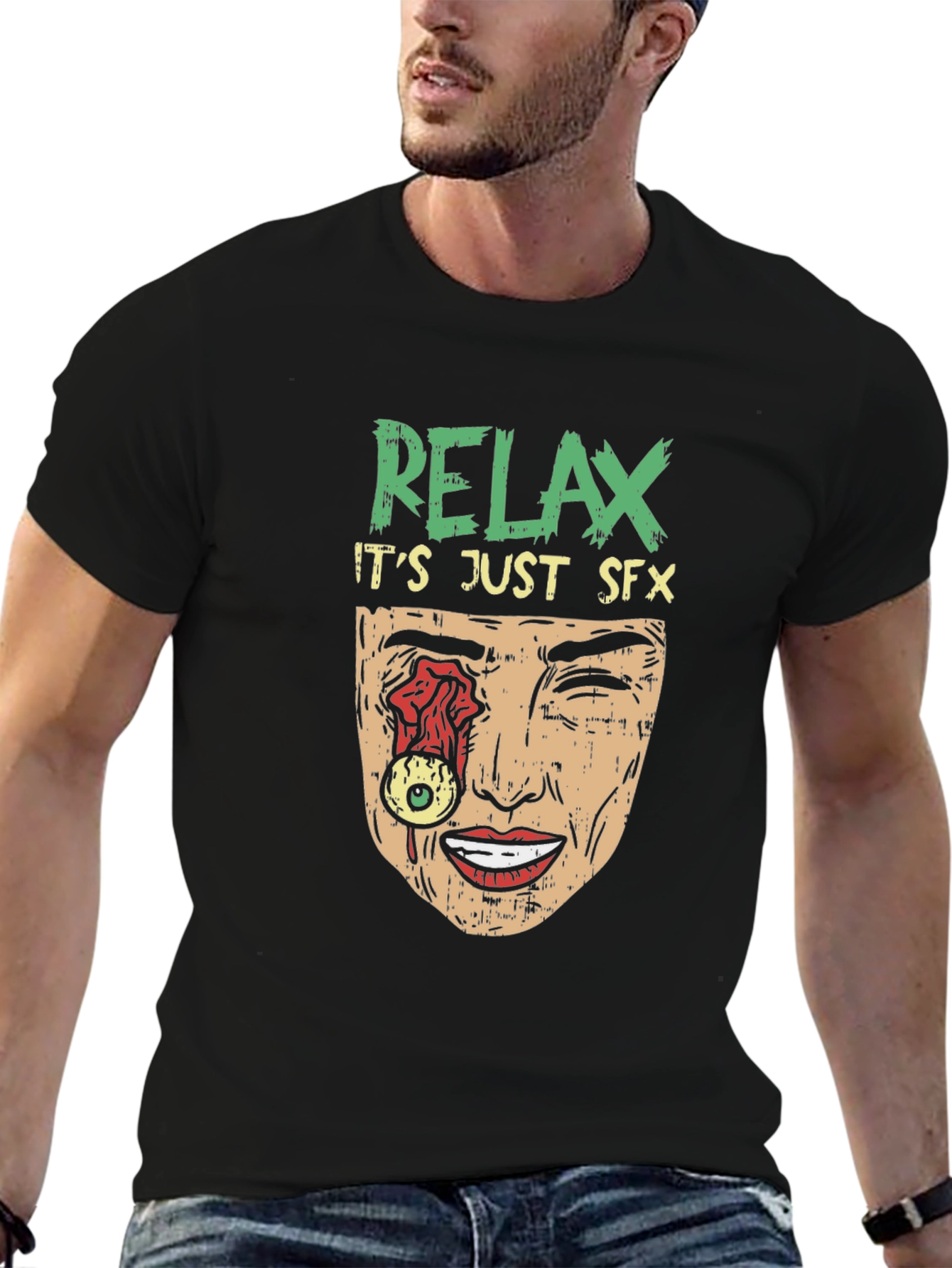 Relax Its Just SFX Horror Graphic T-Shirt