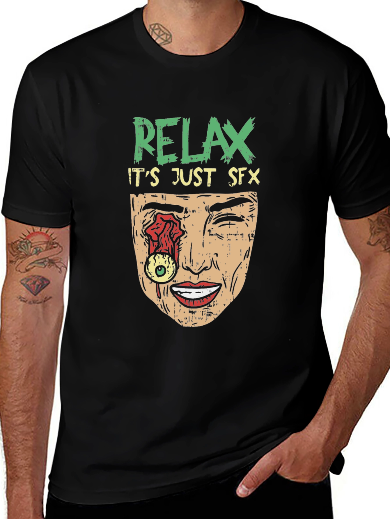 Relax Its Just SFX Horror Graphic T-Shirt
