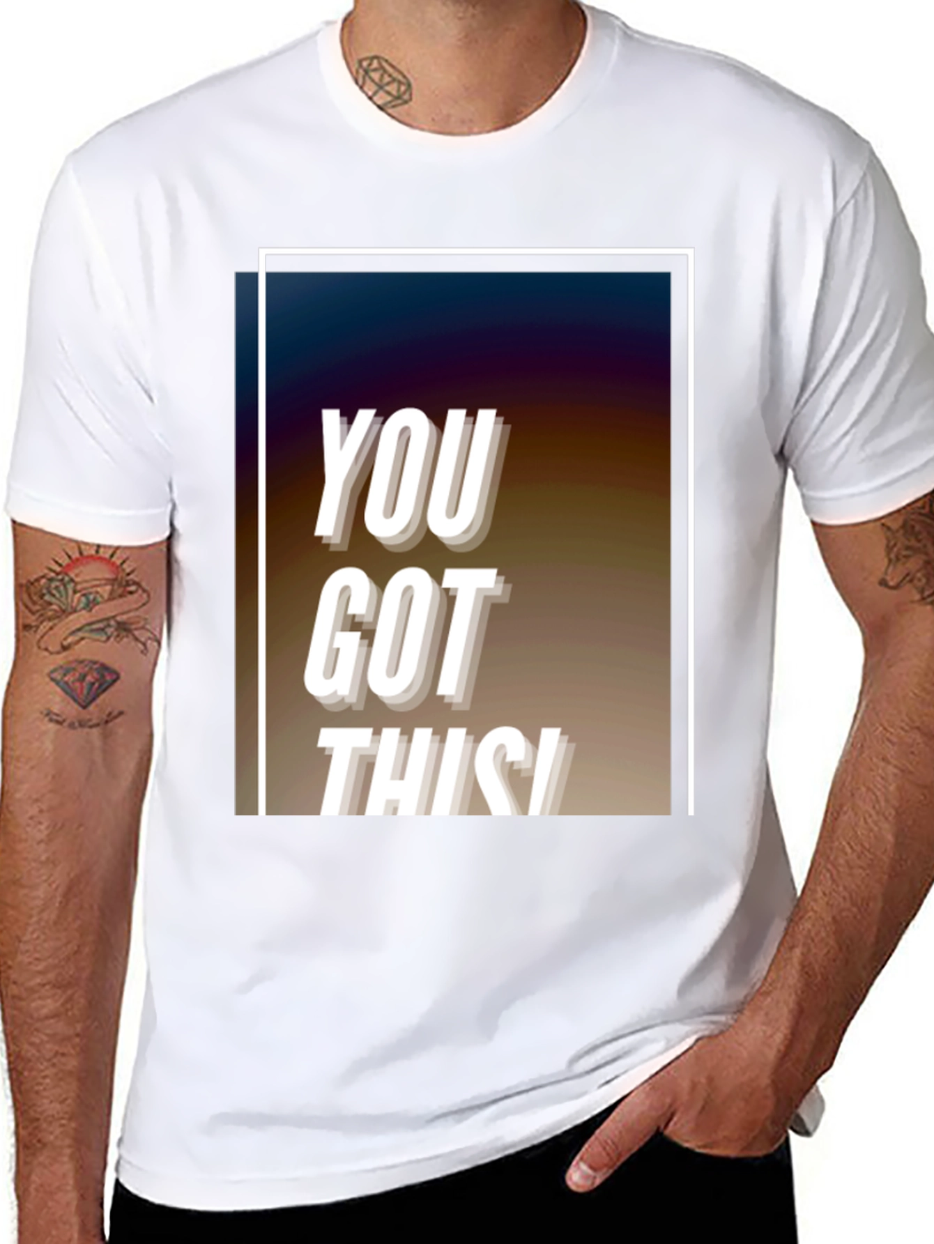 You Got This! Graphic Black T-Shirt