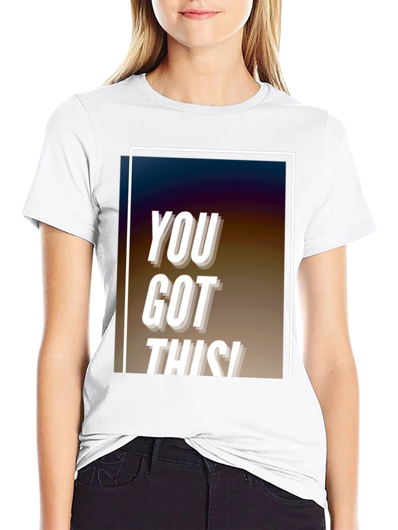 You Got This! Graphic Black T-Shirt