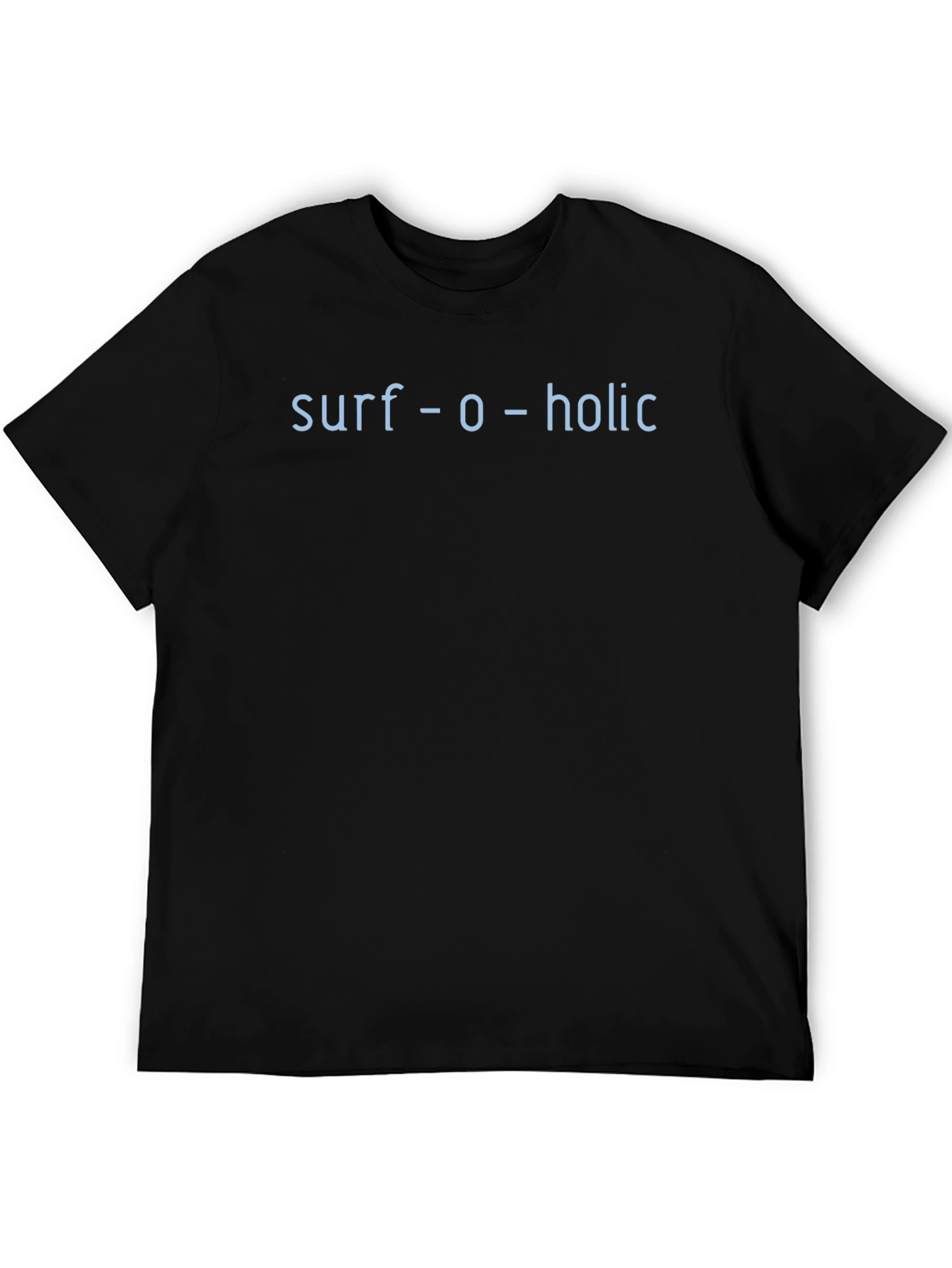 Surf-o-holic Black T-Shirt
